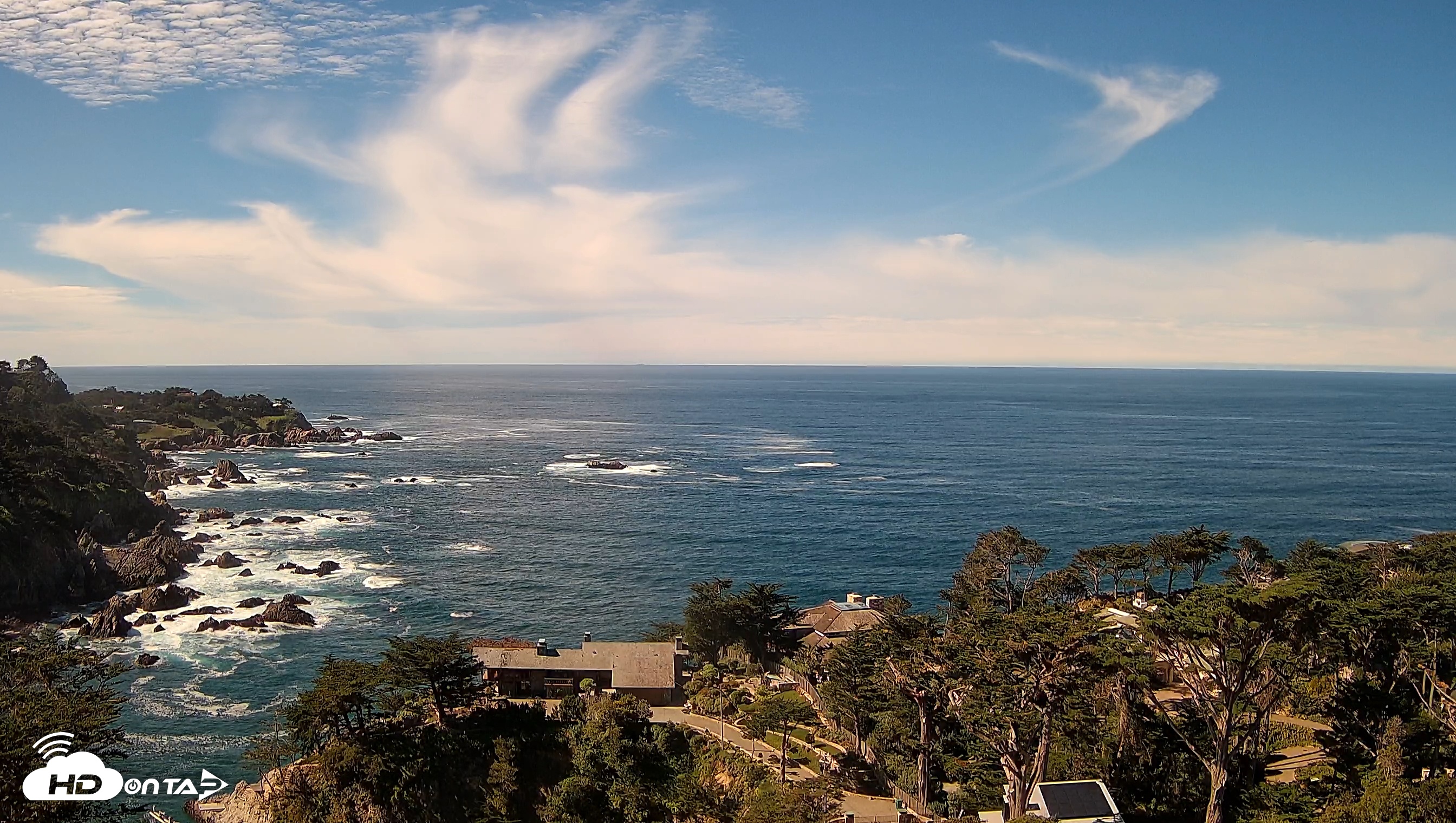Snapshot of Carmel-By-The-Sea Live Webcam taken Feb 24, 2026, 11:02am PST