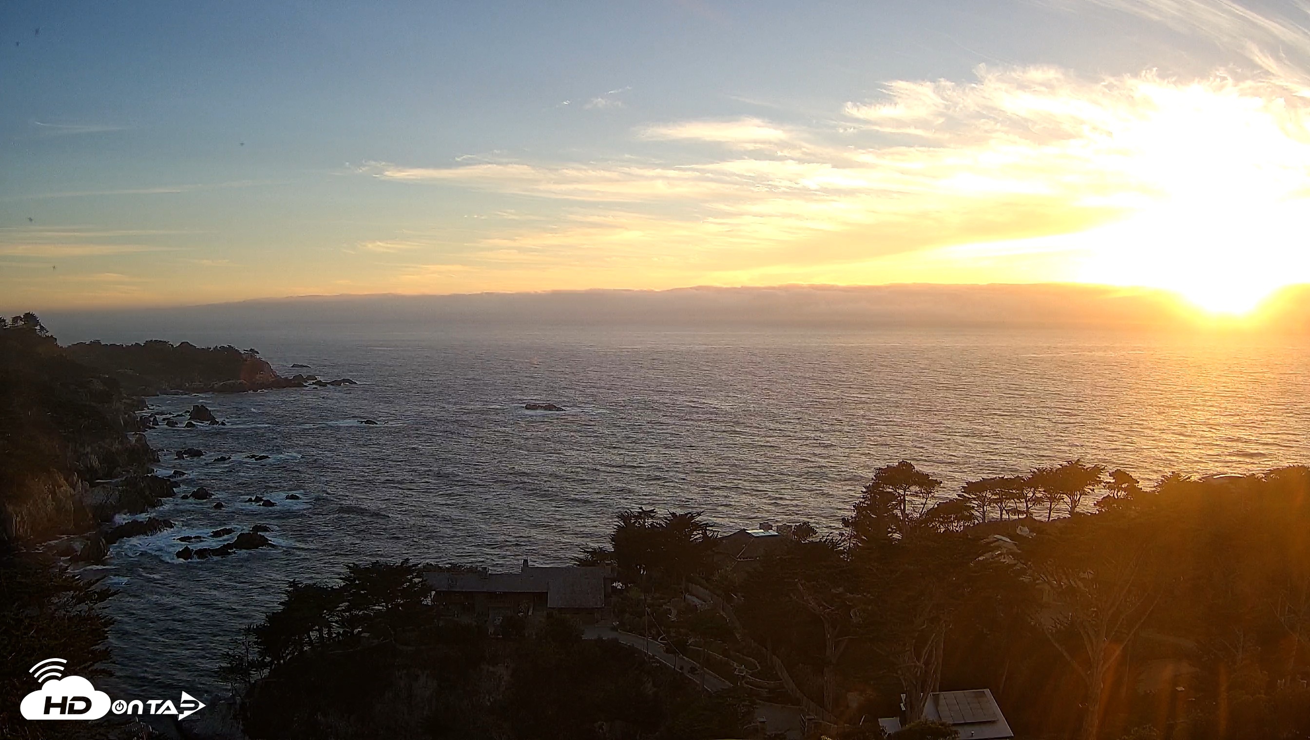 Snapshot of Carmel-By-The-Sea Live Webcam taken Sep 10, 2026, 7:10pm PDT