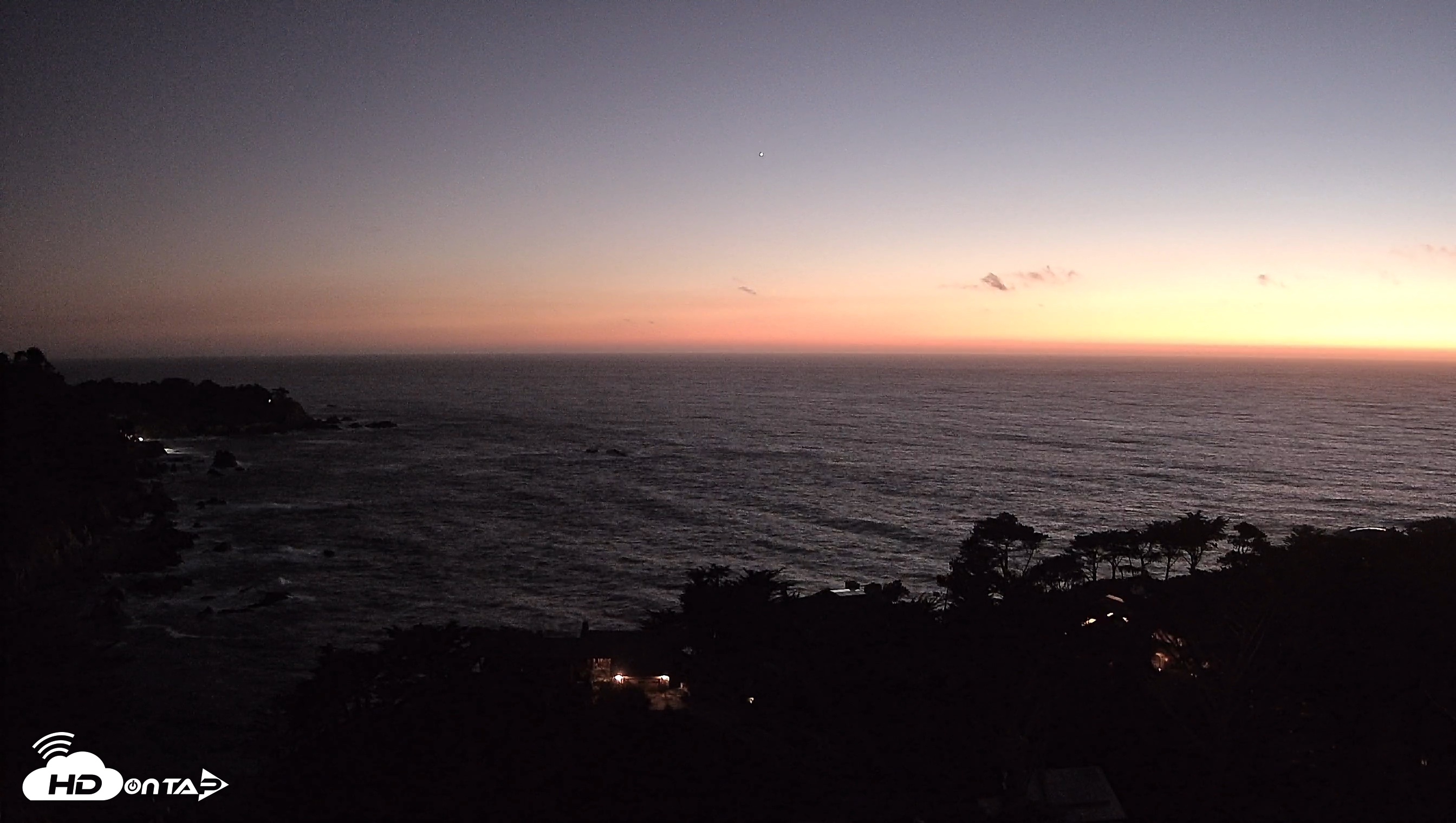 Snapshot of Carmel-By-The-Sea Live Webcam taken Sep 6, 2026, 8:05pm PDT