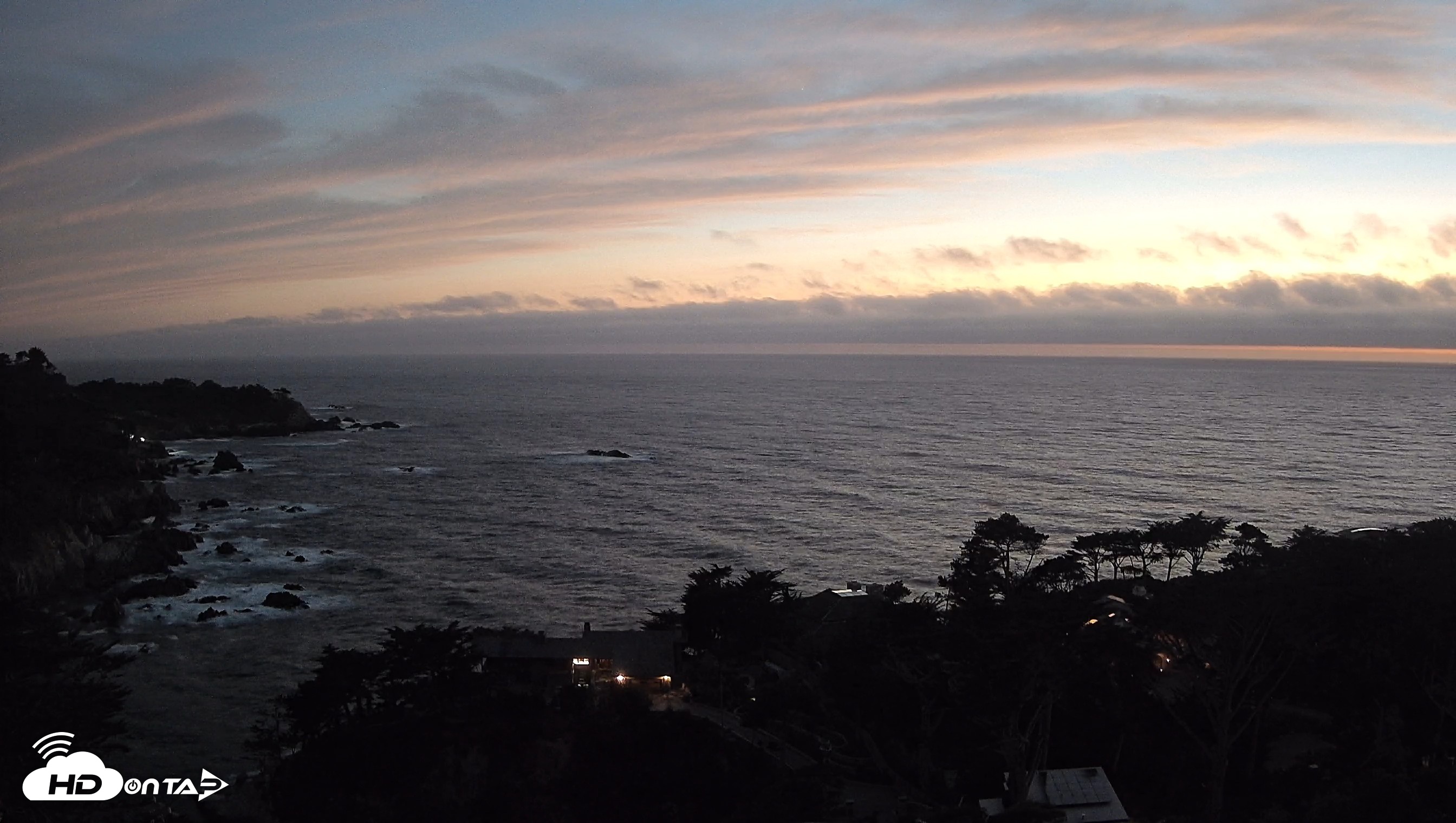 Snapshot of Carmel-By-The-Sea Live Webcam taken Aug 28, 2026, 8:11pm PDT