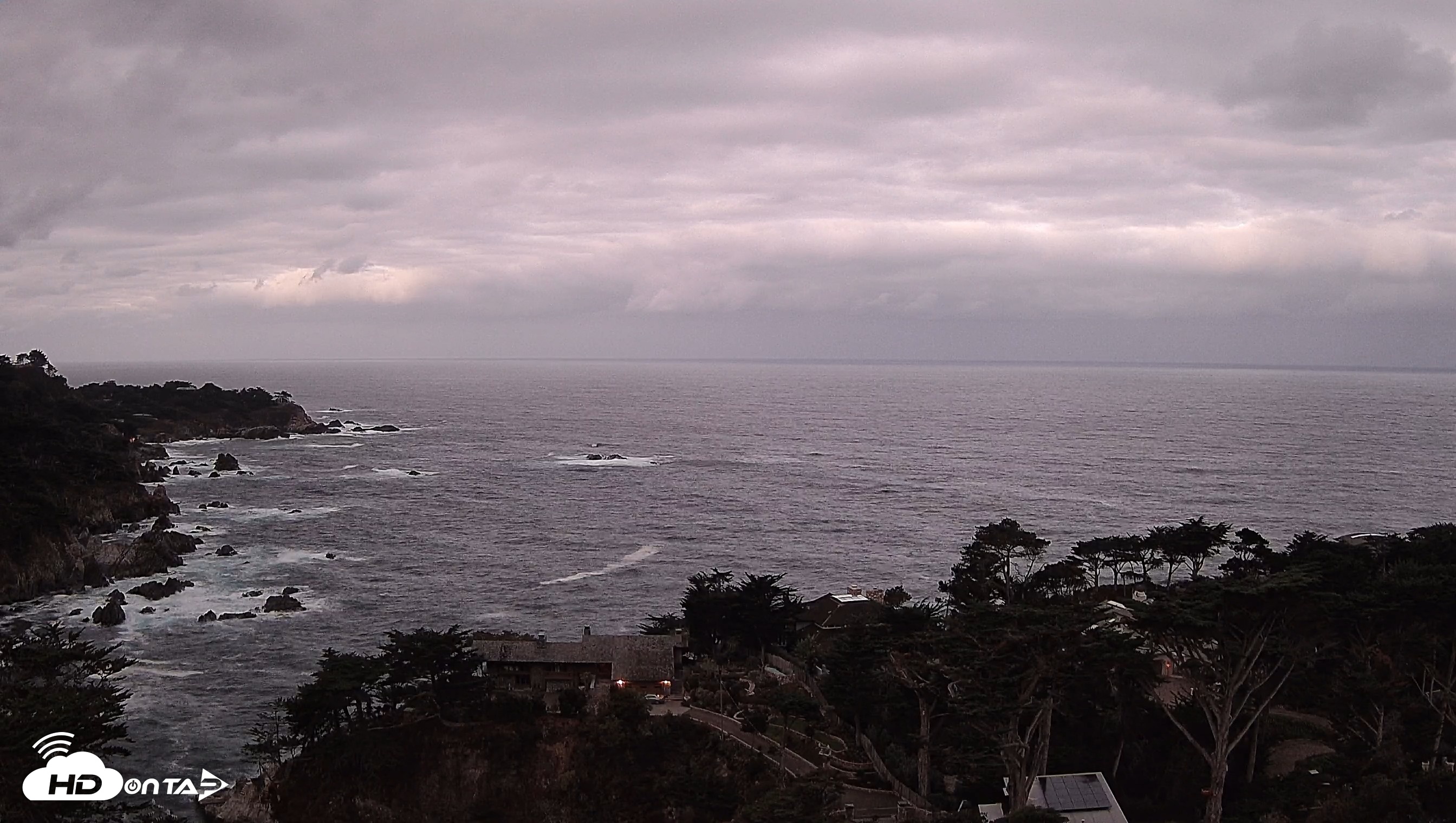 Snapshot of Carmel-By-The-Sea Live Webcam taken Oct 23, 2026, 7:09am PDT