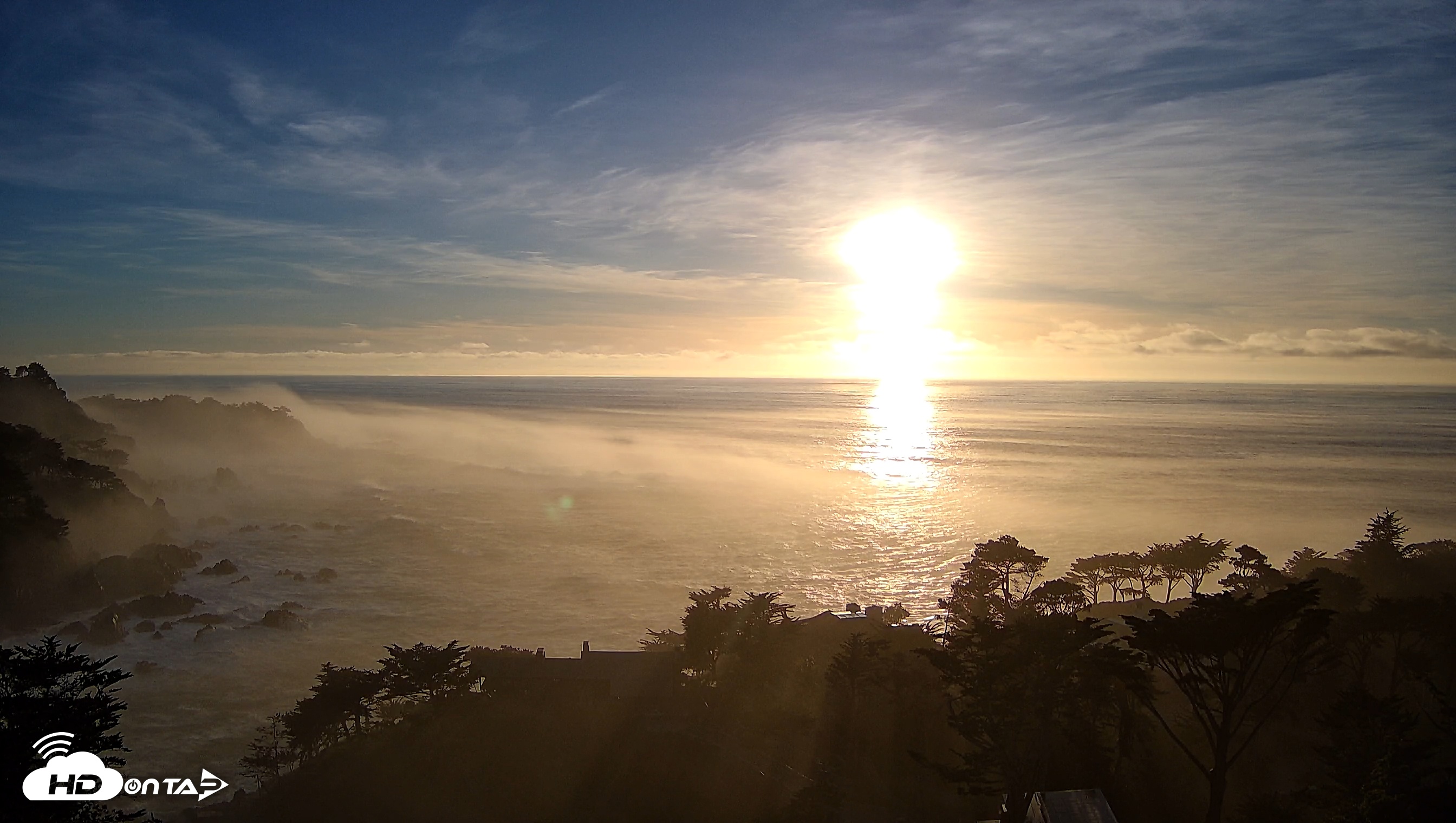Snapshot of Carmel-By-The-Sea Live Webcam taken Oct 25, 2025, 5:49pm PDT