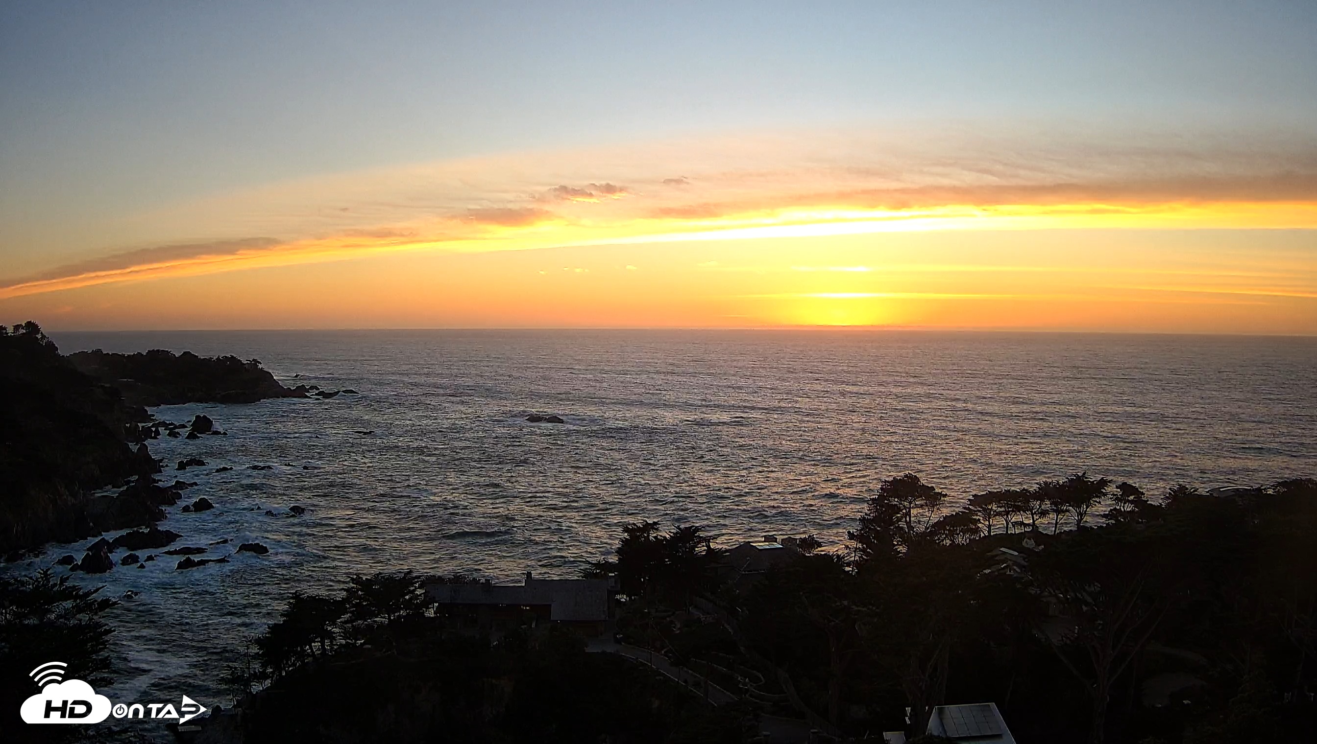 Snapshot of Carmel-By-The-Sea Live Webcam taken Feb 7, 2026, 5:43pm PST