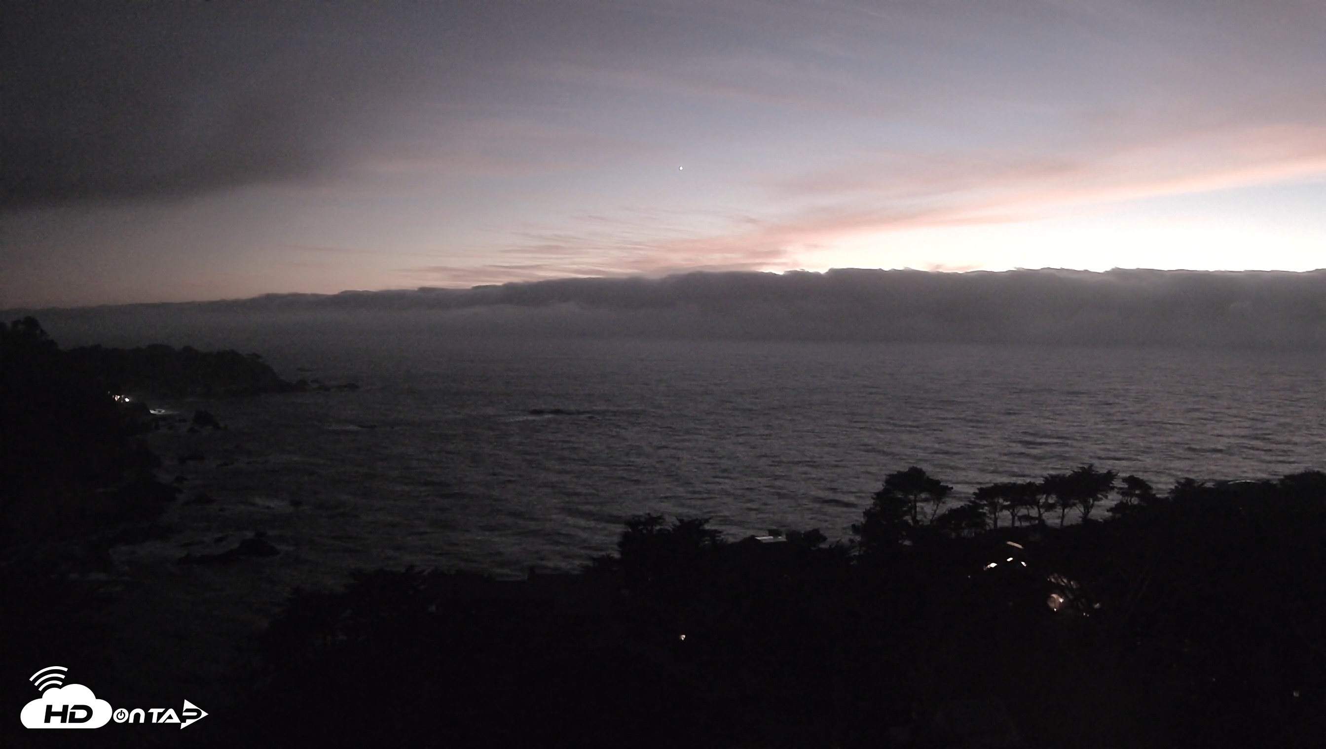 Snapshot of Carmel-By-The-Sea Live Webcam taken Sep 10, 2026, 8:02pm PDT