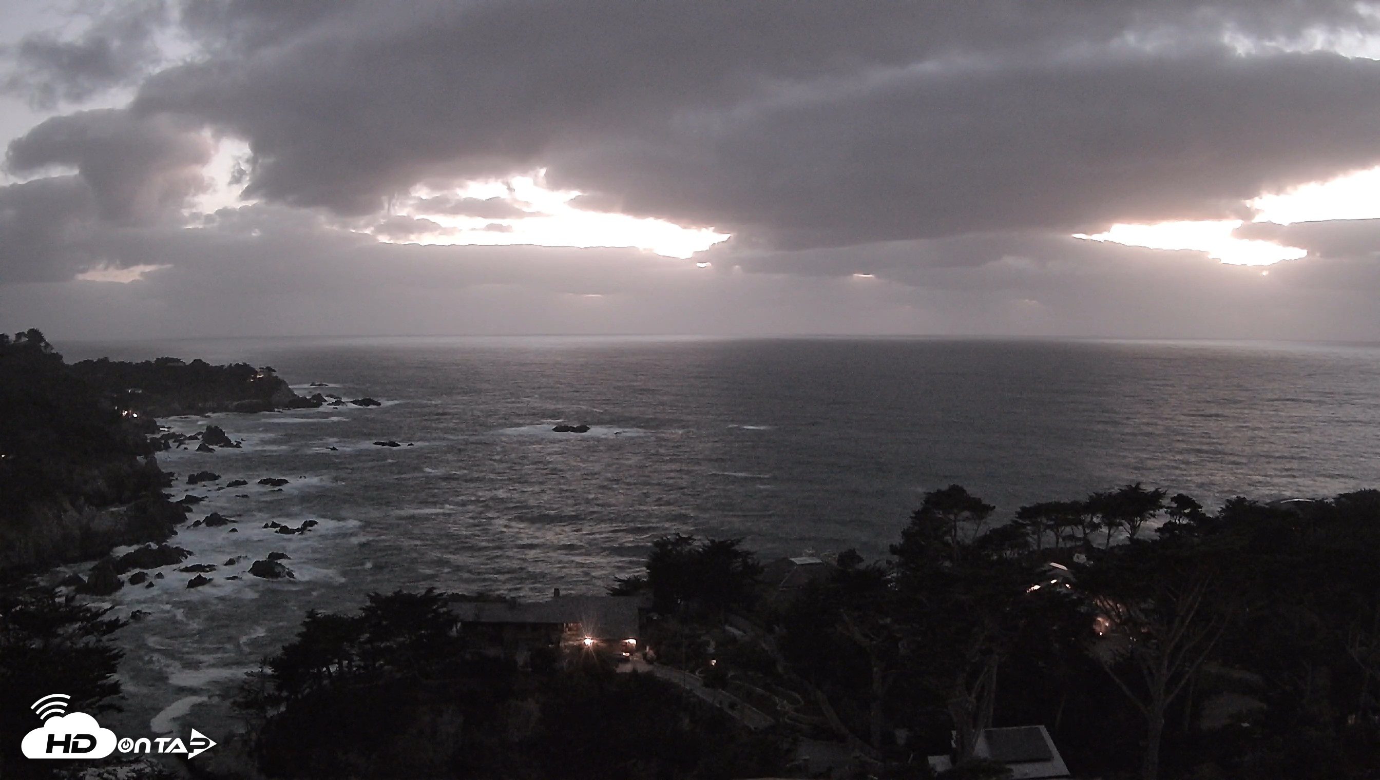 Snapshot of Carmel-By-The-Sea Live Webcam taken Oct 11, 2026, 7:05pm PDT