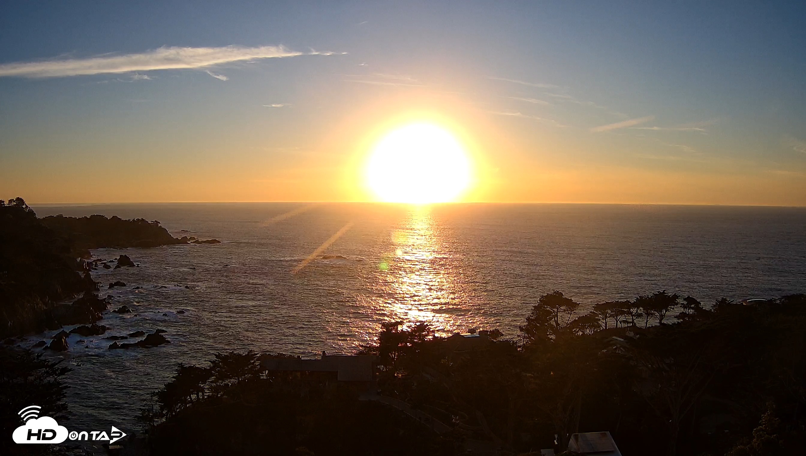 Snapshot of Carmel-By-The-Sea Live Webcam taken Jan 24, 2026, 5:06pm PST