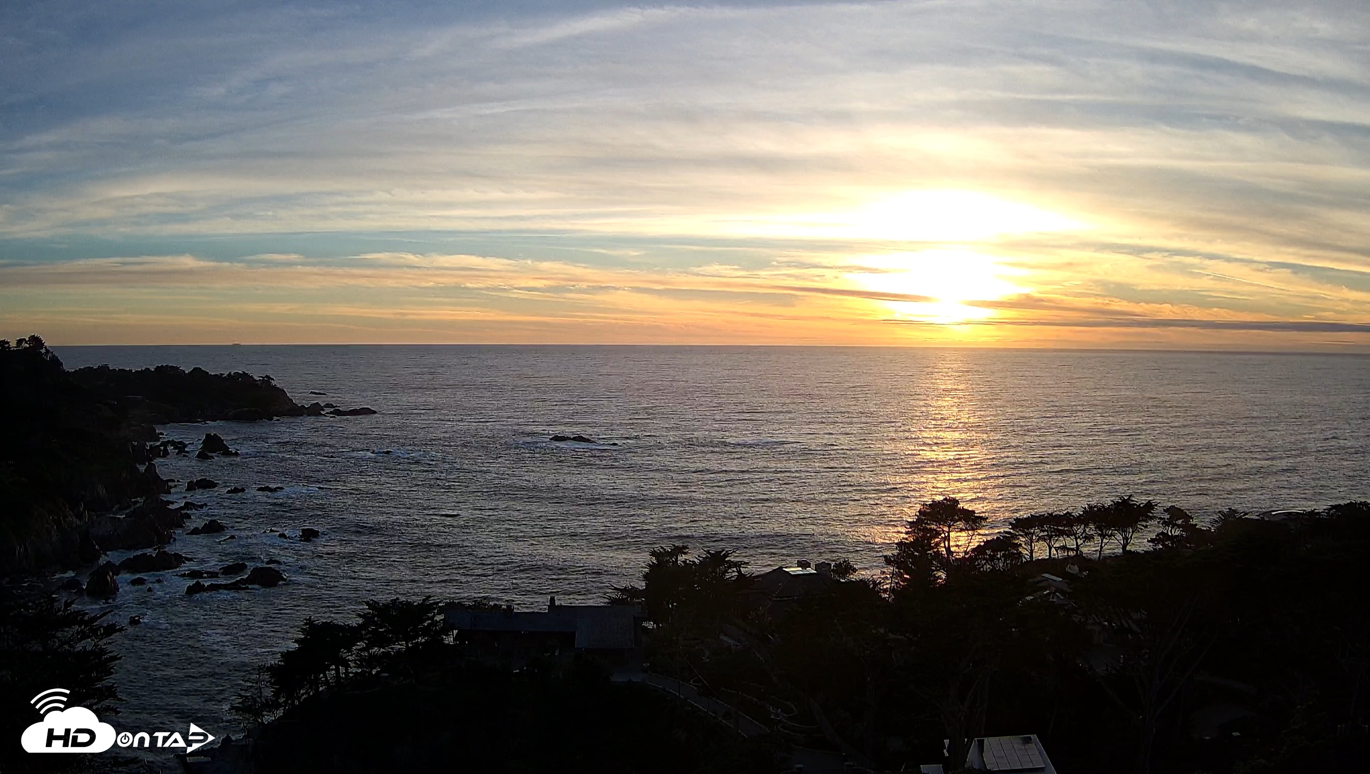 Snapshot of Carmel-By-The-Sea Live Webcam taken Feb 22, 2026, 5:40pm PST
