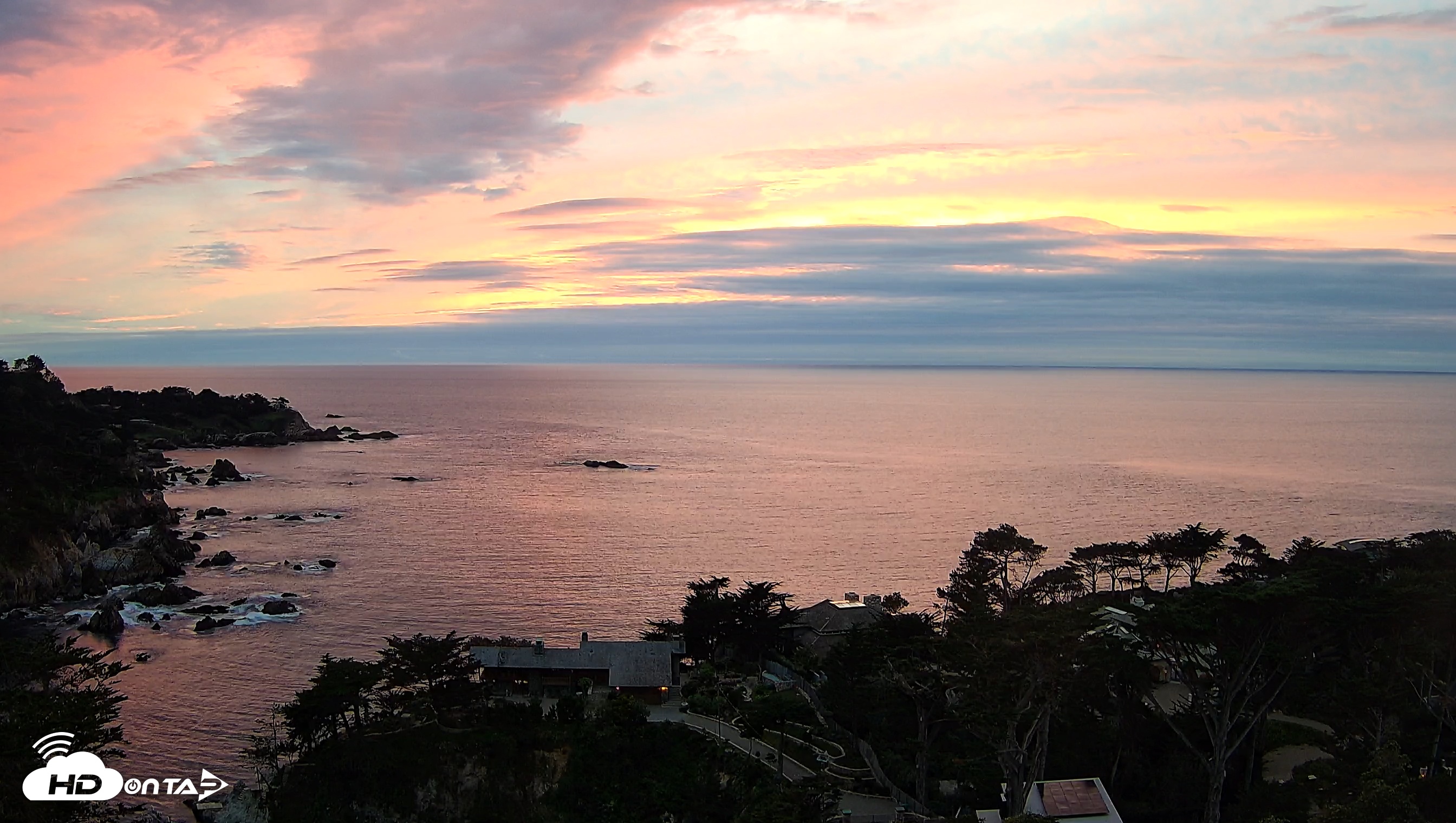 Snapshot of Carmel-By-The-Sea Live Webcam taken Jan 27, 2026, 5:38pm PST