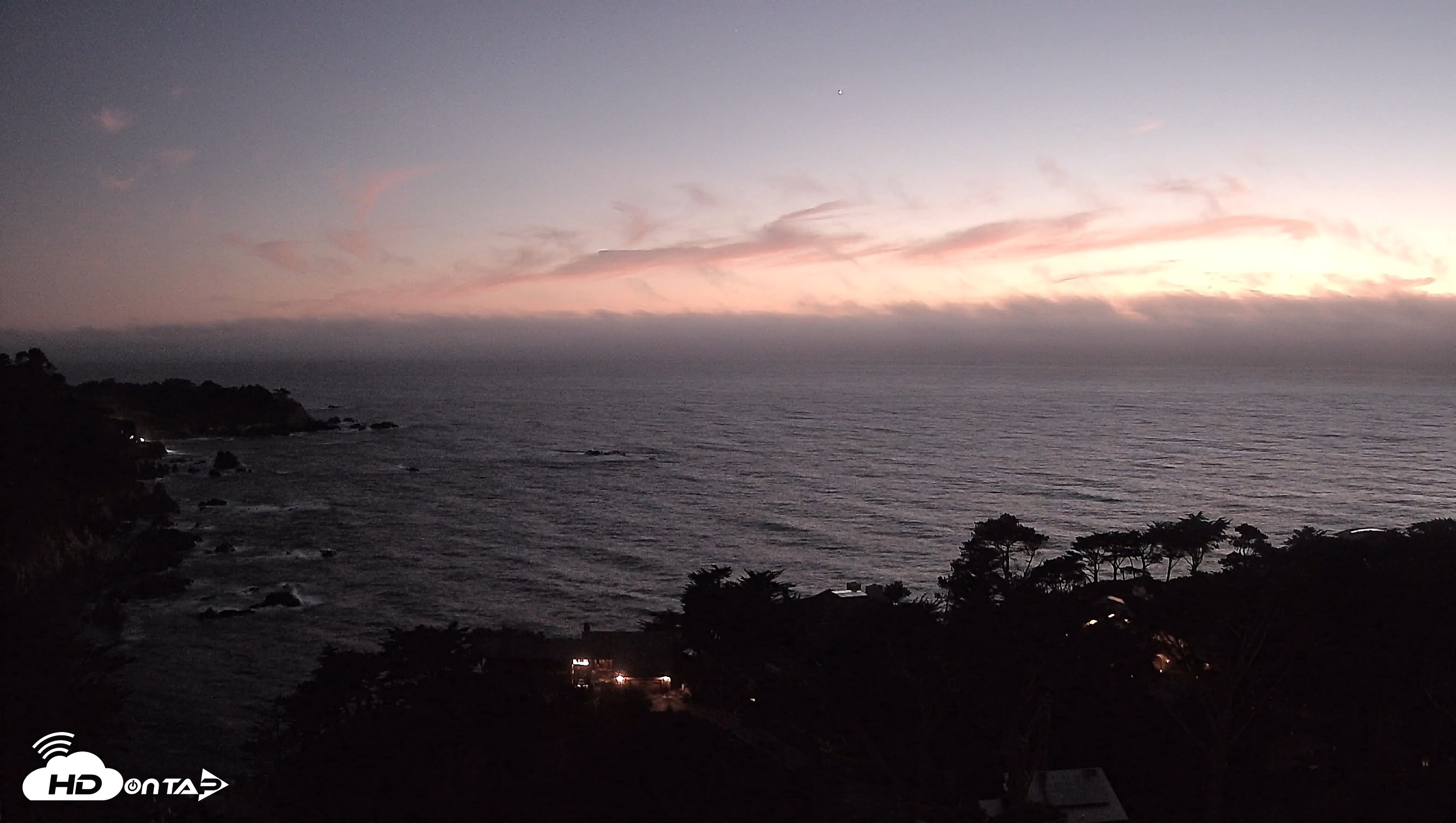 Snapshot of Carmel-By-The-Sea Live Webcam taken Aug 25, 2026, 8:19pm PDT