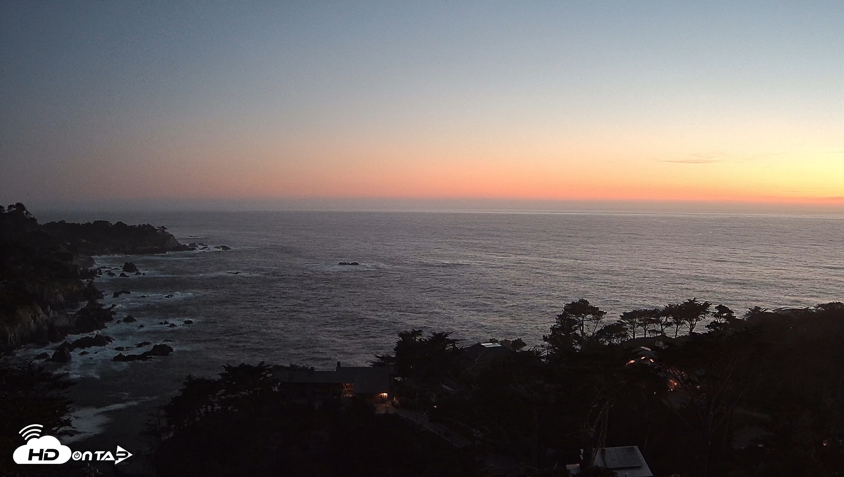 Snapshot of Carmel-By-The-Sea Live Webcam taken May 19, 2026, 8:41pm PDT
