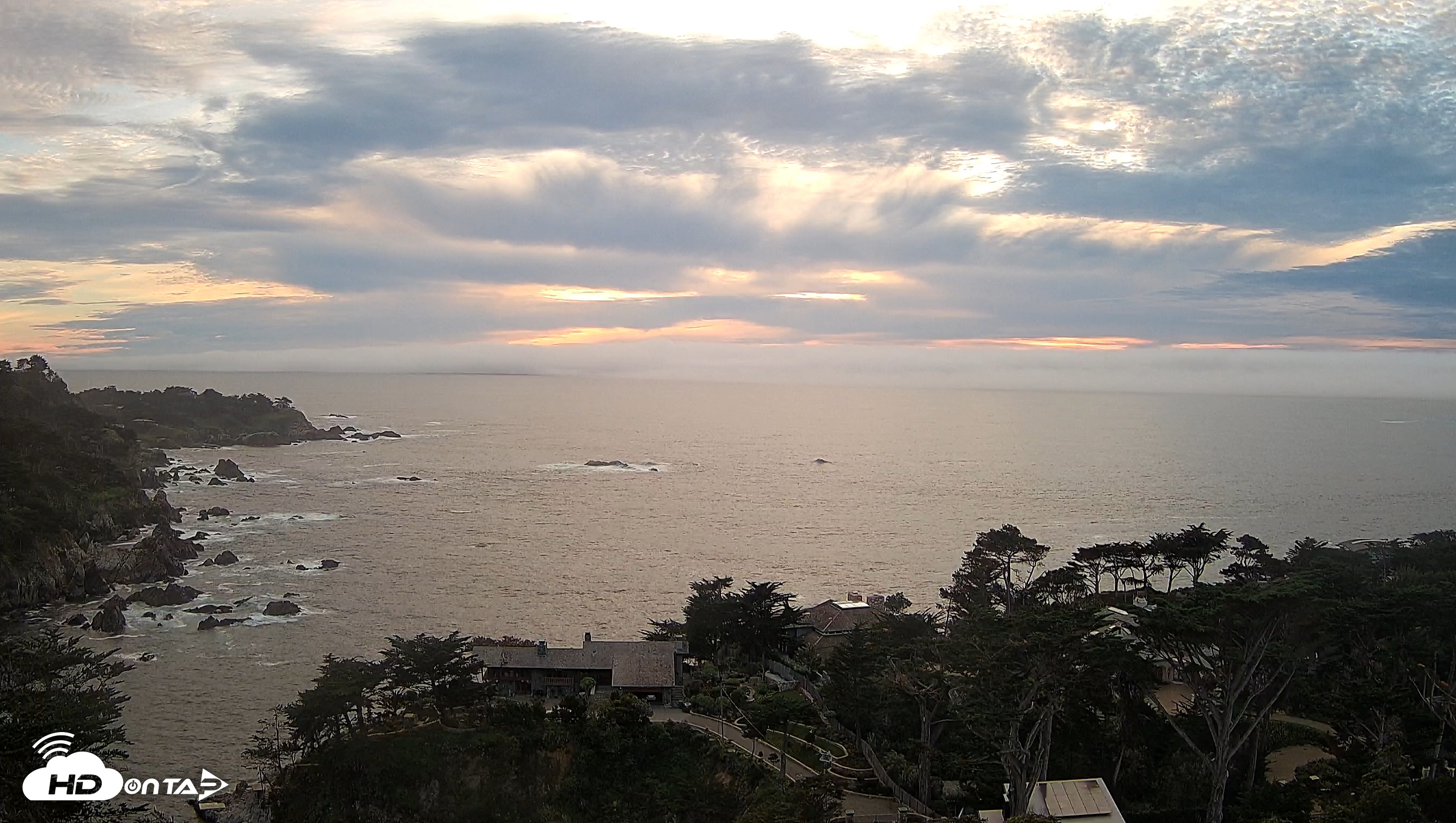 Snapshot of Carmel-By-The-Sea Live Webcam taken Feb 25, 2026, 5:45pm PST