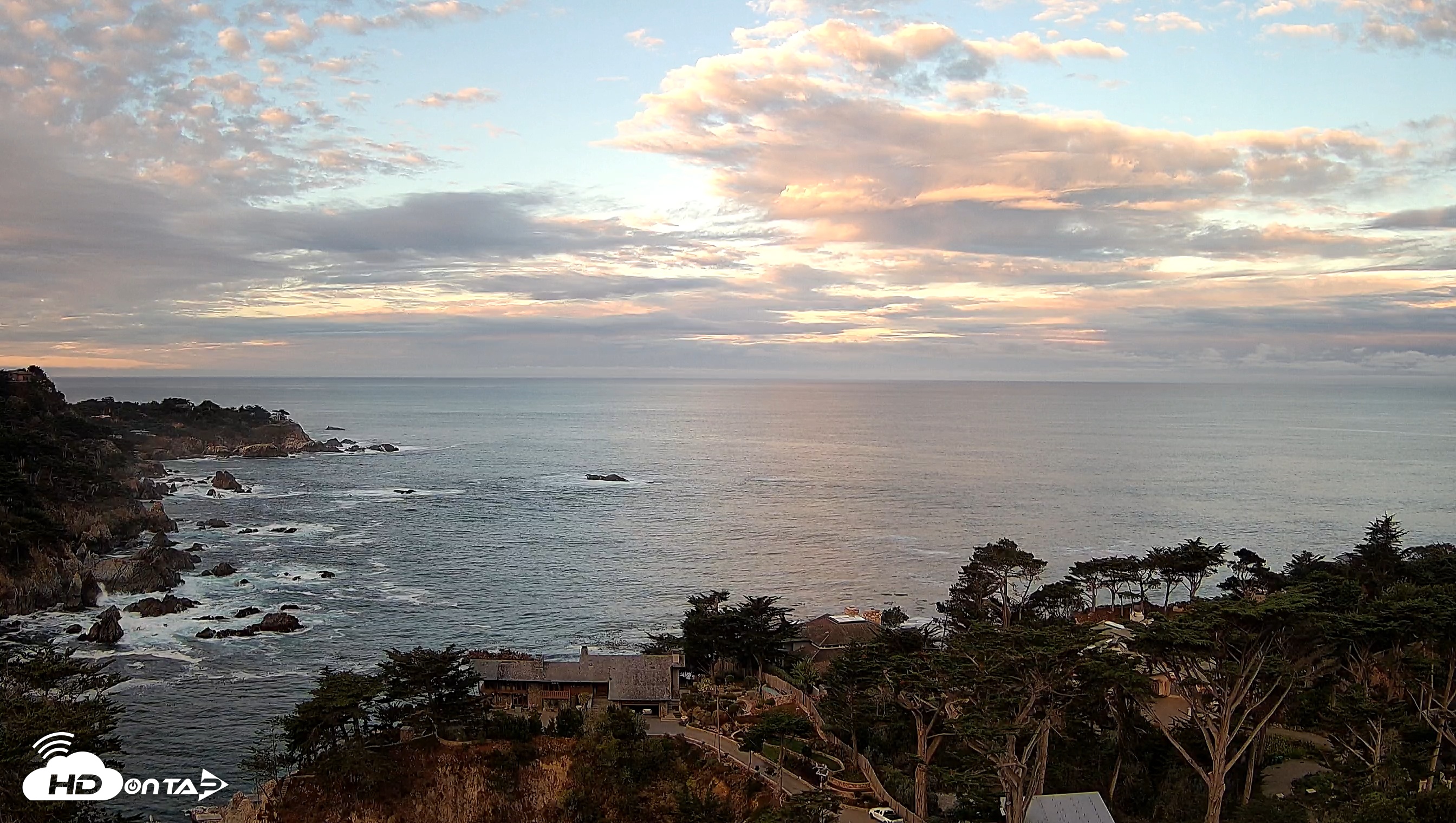 Snapshot of Carmel-By-The-Sea Live Webcam taken Oct 1, 2025, 7:24am PDT