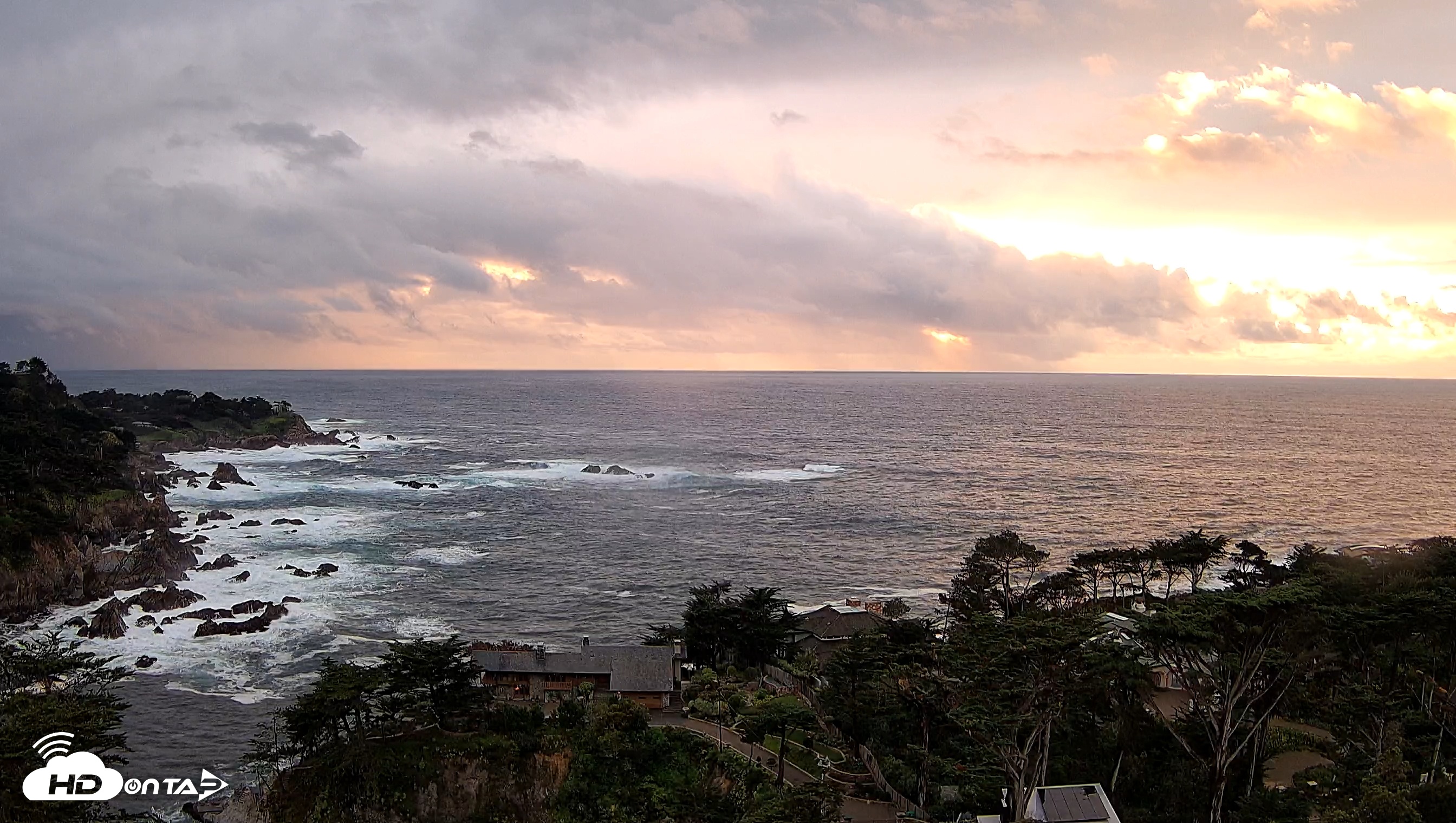 Snapshot of Carmel-By-The-Sea Live Webcam taken Feb 16, 2026, 5:33pm PST