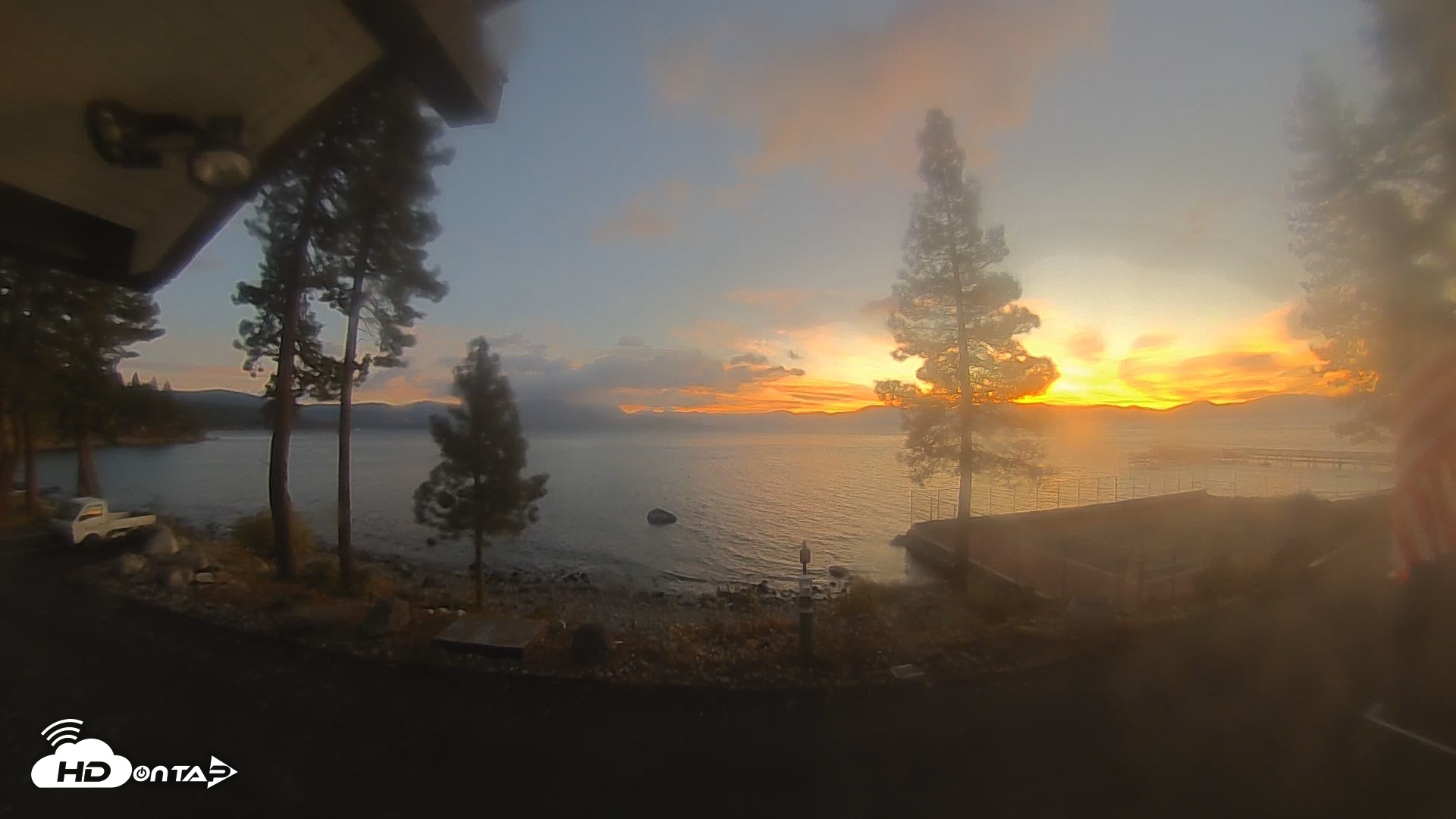 Snapshot of Carnelian Bay Lake Tahoe Live Webcam taken Oct 26, 2026, 7:12am PDT