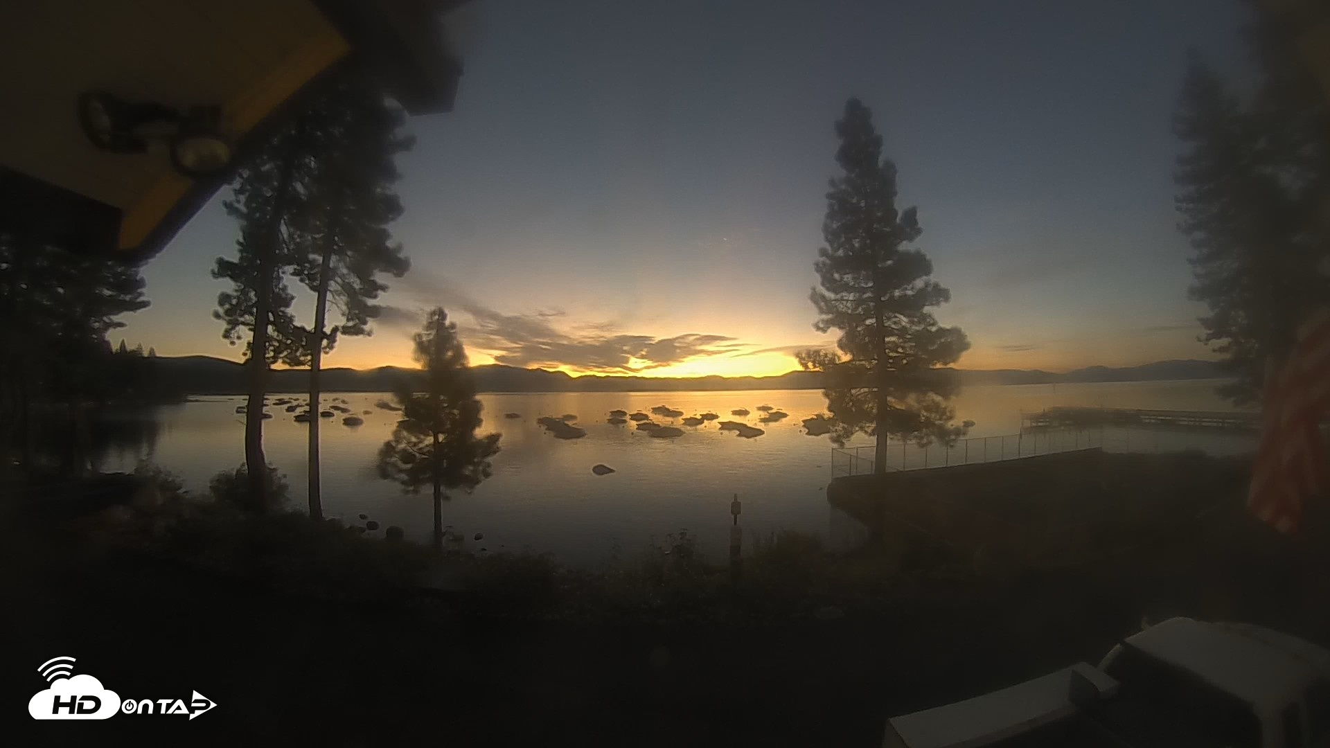 Snapshot of Carnelian Bay Lake Tahoe Live Webcam taken Aug 10, 2026, 5:46am PDT