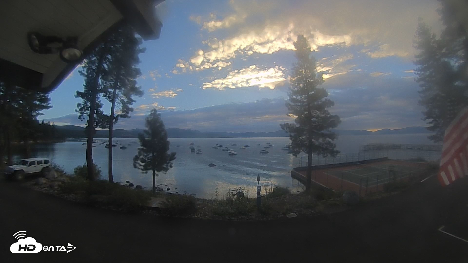Snapshot of Carnelian Bay Lake Tahoe Live Webcam taken Aug 22, 2026, 6:57am PDT