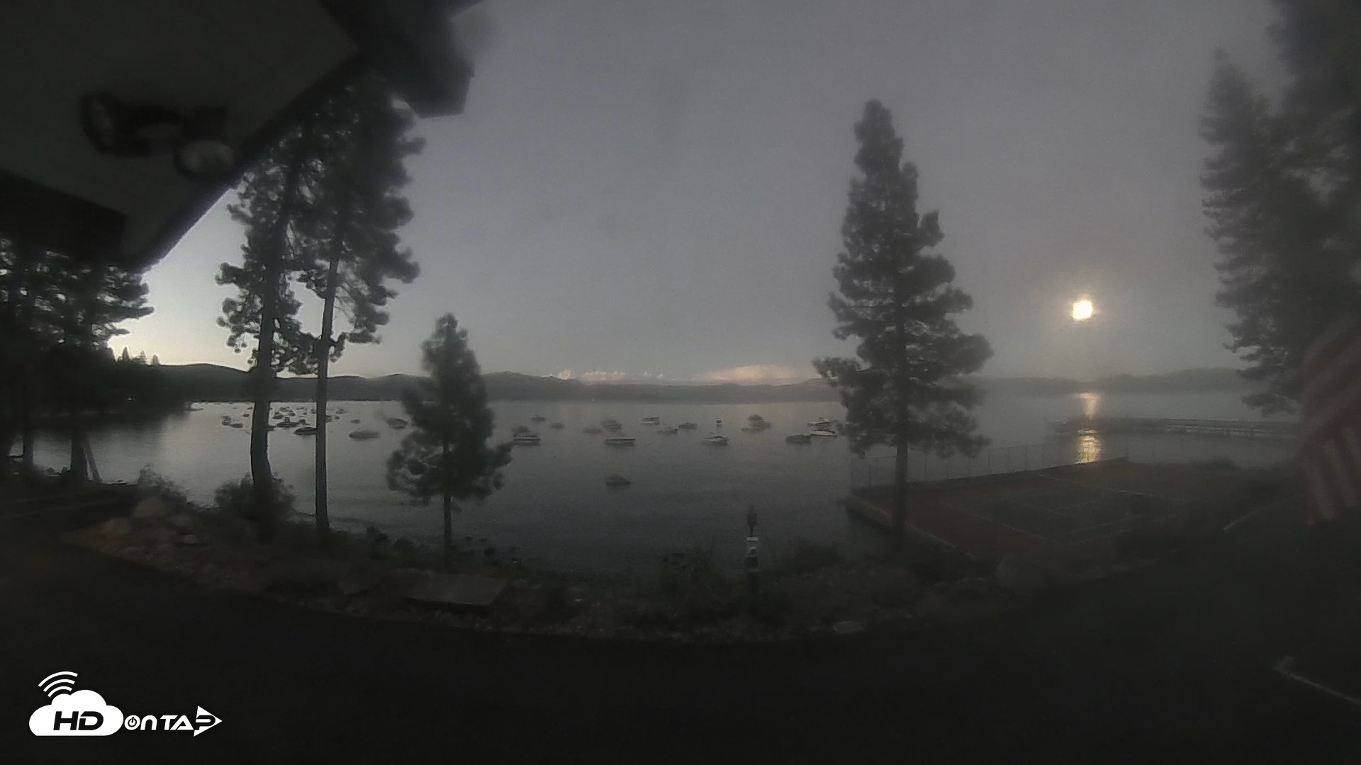 Snapshot of Carnelian Bay Lake Tahoe Live Webcam taken Aug 26, 2026, 8:03pm PDT