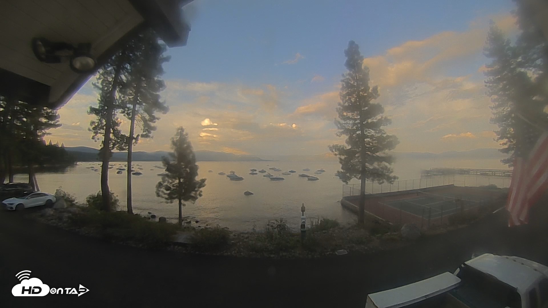 Snapshot of Carnelian Bay Lake Tahoe Live Webcam taken Aug 12, 2026, 7:23pm PDT