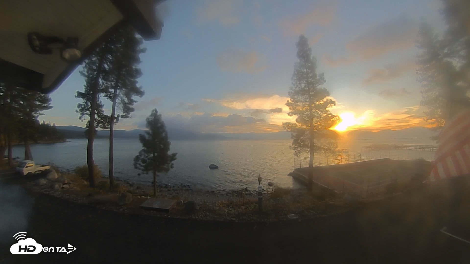 Snapshot of Carnelian Bay Lake Tahoe Live Webcam taken Oct 26, 2026, 7:33am PDT