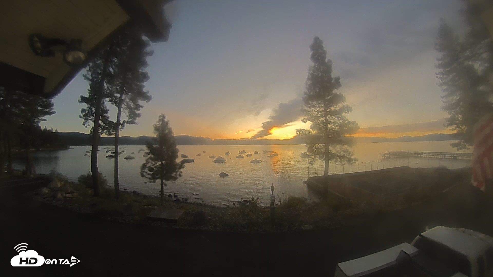 Snapshot of Carnelian Bay Lake Tahoe Live Webcam taken Sep 15, 2026, 6:42am PDT
