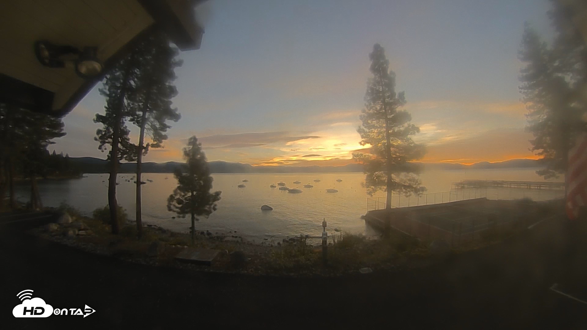 Snapshot of Carnelian Bay Lake Tahoe Live Webcam taken Sep 25, 2026, 6:51am PDT
