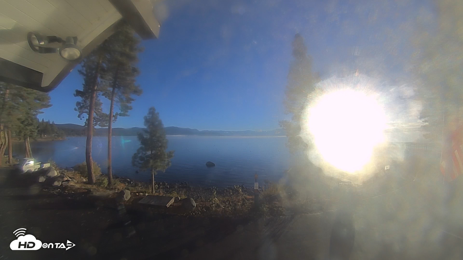 Snapshot of Carnelian Bay Lake Tahoe Live Webcam taken Oct 25, 2026, 7:57am PDT