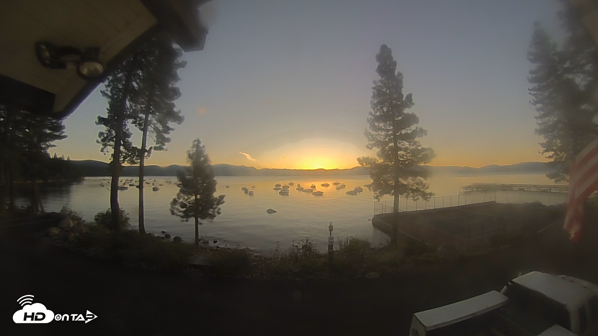 Snapshot of Carnelian Bay Lake Tahoe Live Webcam taken Aug 14, 2026, 6:20am PDT