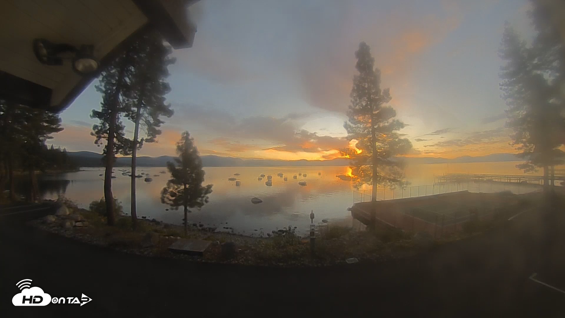 Snapshot of Carnelian Bay Lake Tahoe Live Webcam taken Sep 21, 2026, 6:50am PDT