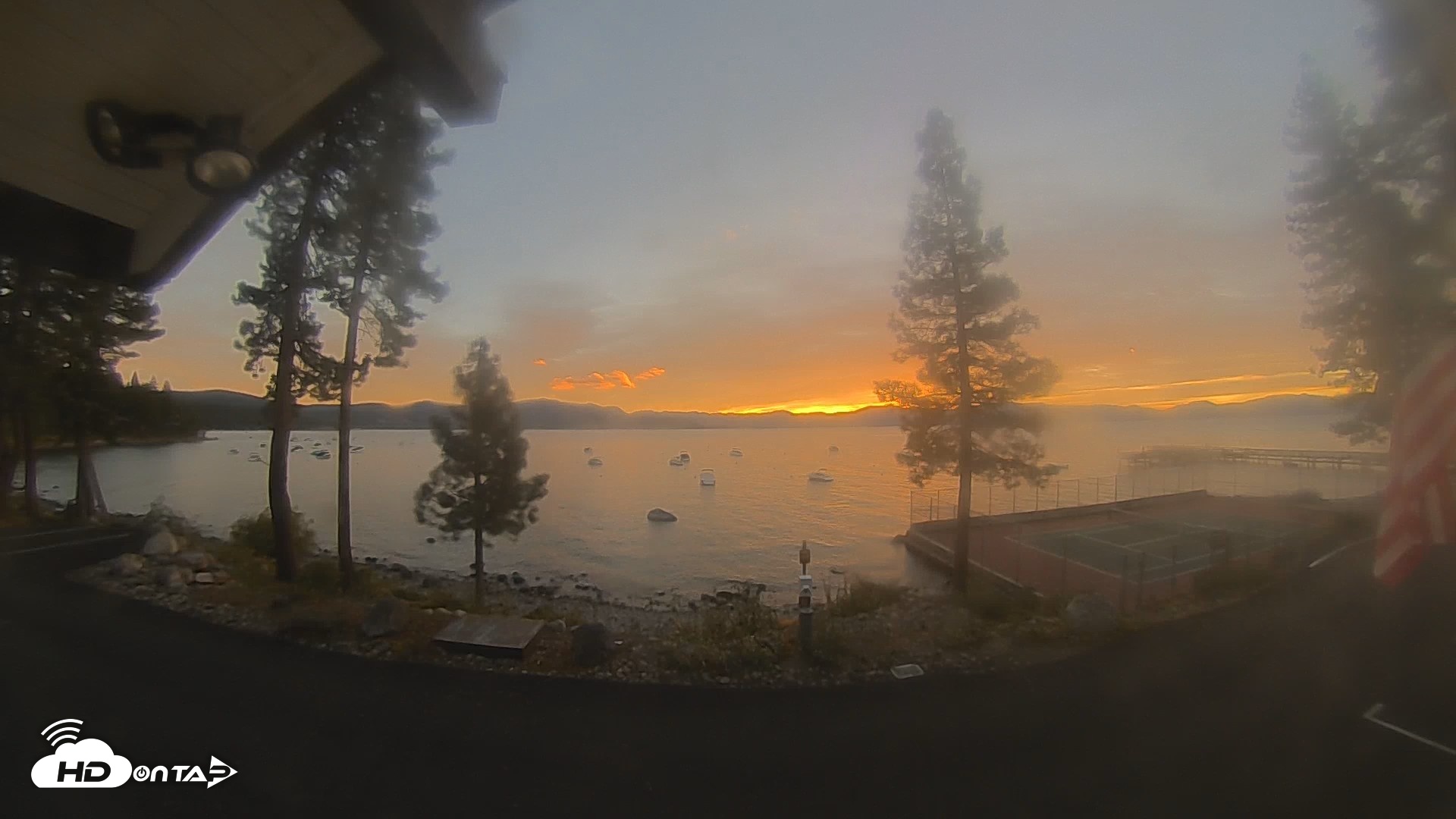 Snapshot of Carnelian Bay Lake Tahoe Live Webcam taken Sep 27, 2026, 6:55am PDT