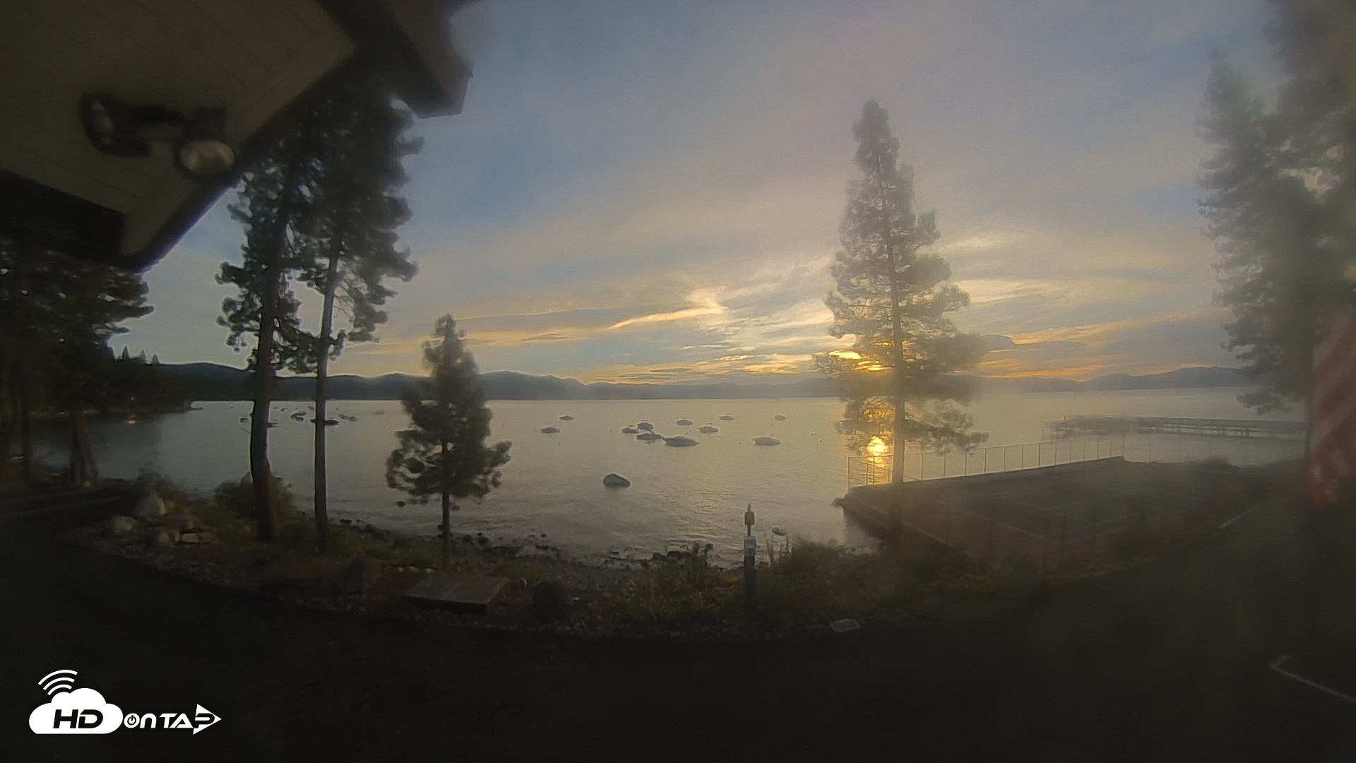 Snapshot of Carnelian Bay Lake Tahoe Live Webcam taken Sep 25, 2026, 7:13am PDT