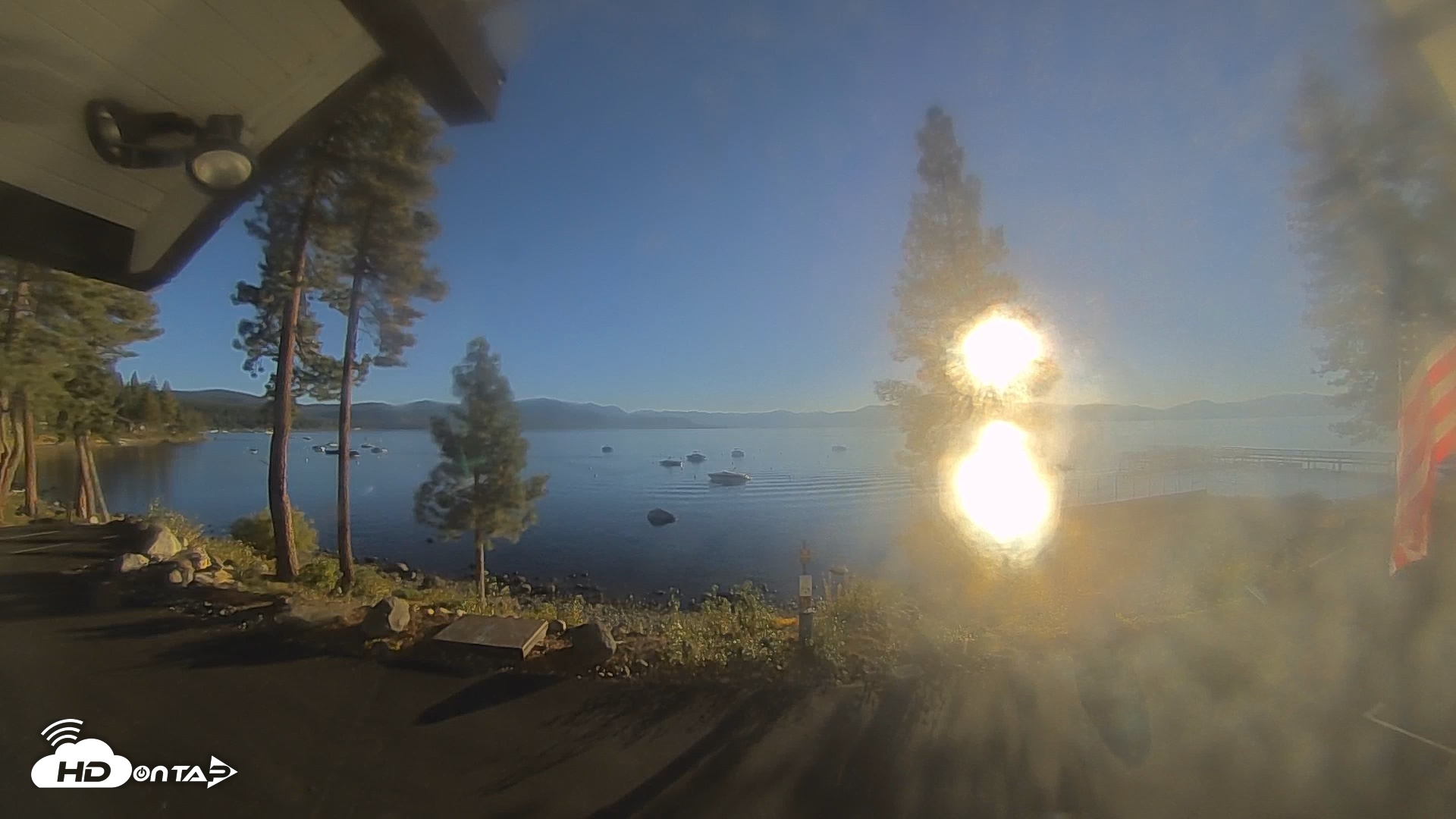 Snapshot of Carnelian Bay Lake Tahoe Live Webcam taken Sep 30, 2026, 7:47am PDT