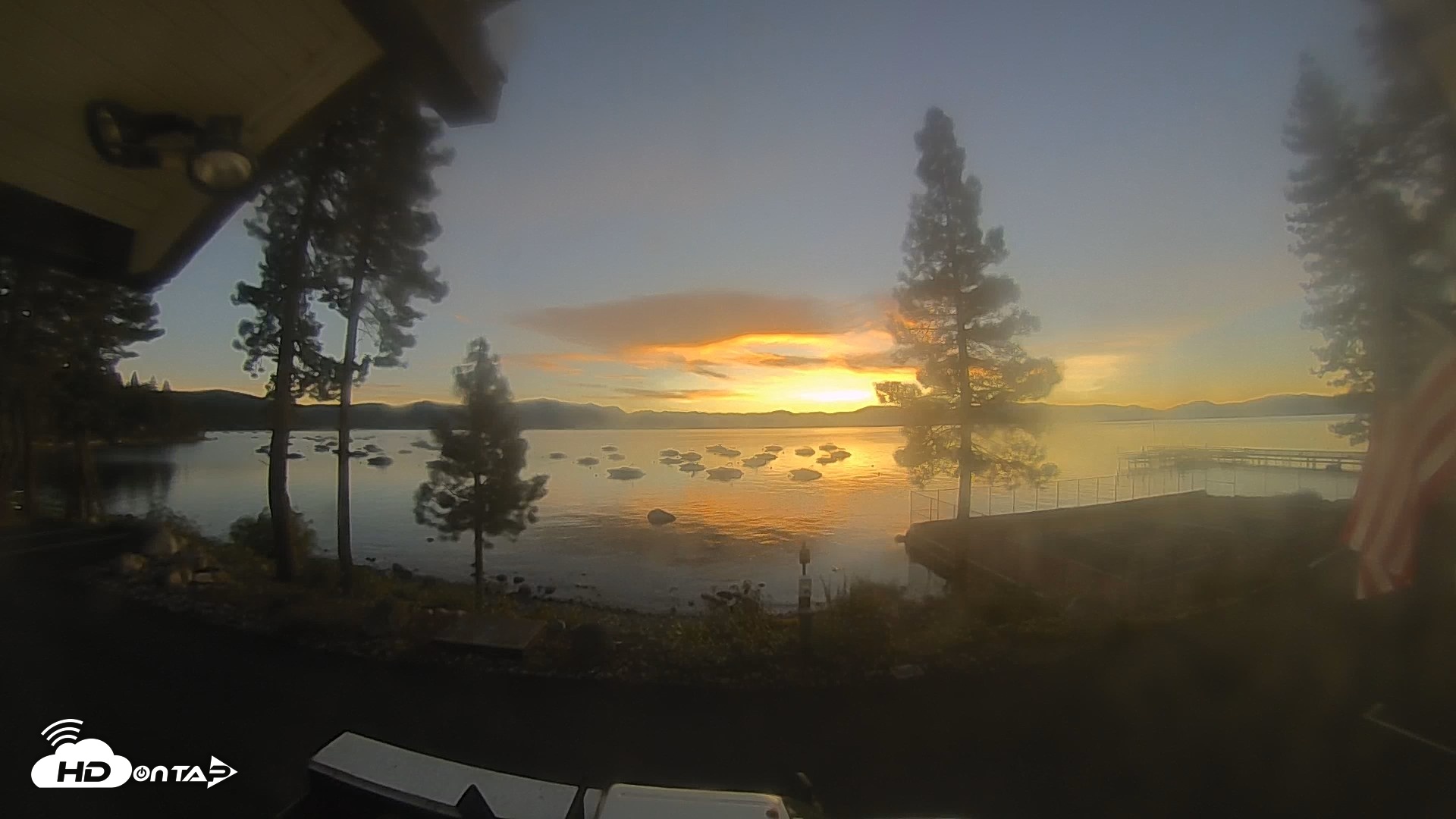 Snapshot of Carnelian Bay Lake Tahoe Live Webcam taken Sep 12, 2026, 6:34am PDT