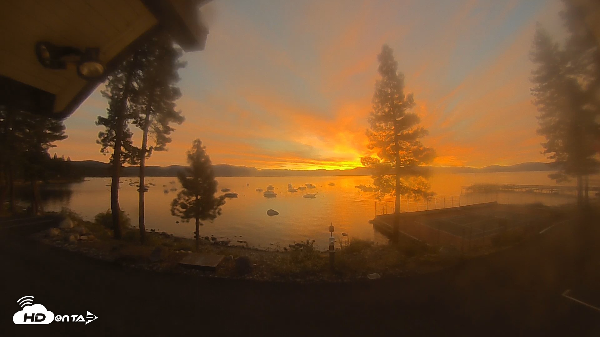Snapshot of Carnelian Bay Lake Tahoe Live Webcam taken Sep 20, 2026, 6:40am PDT
