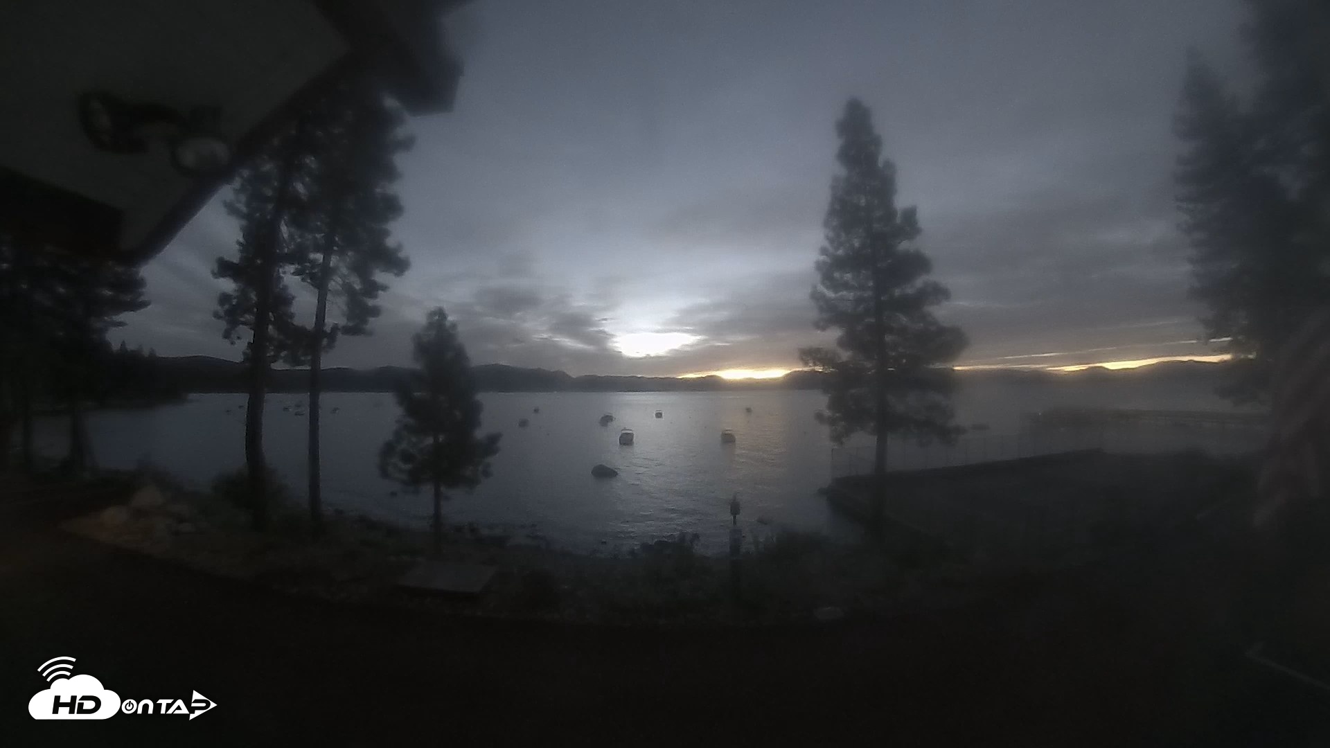 Snapshot of Carnelian Bay Lake Tahoe Live Webcam taken Sep 27, 2026, 6:27am PDT