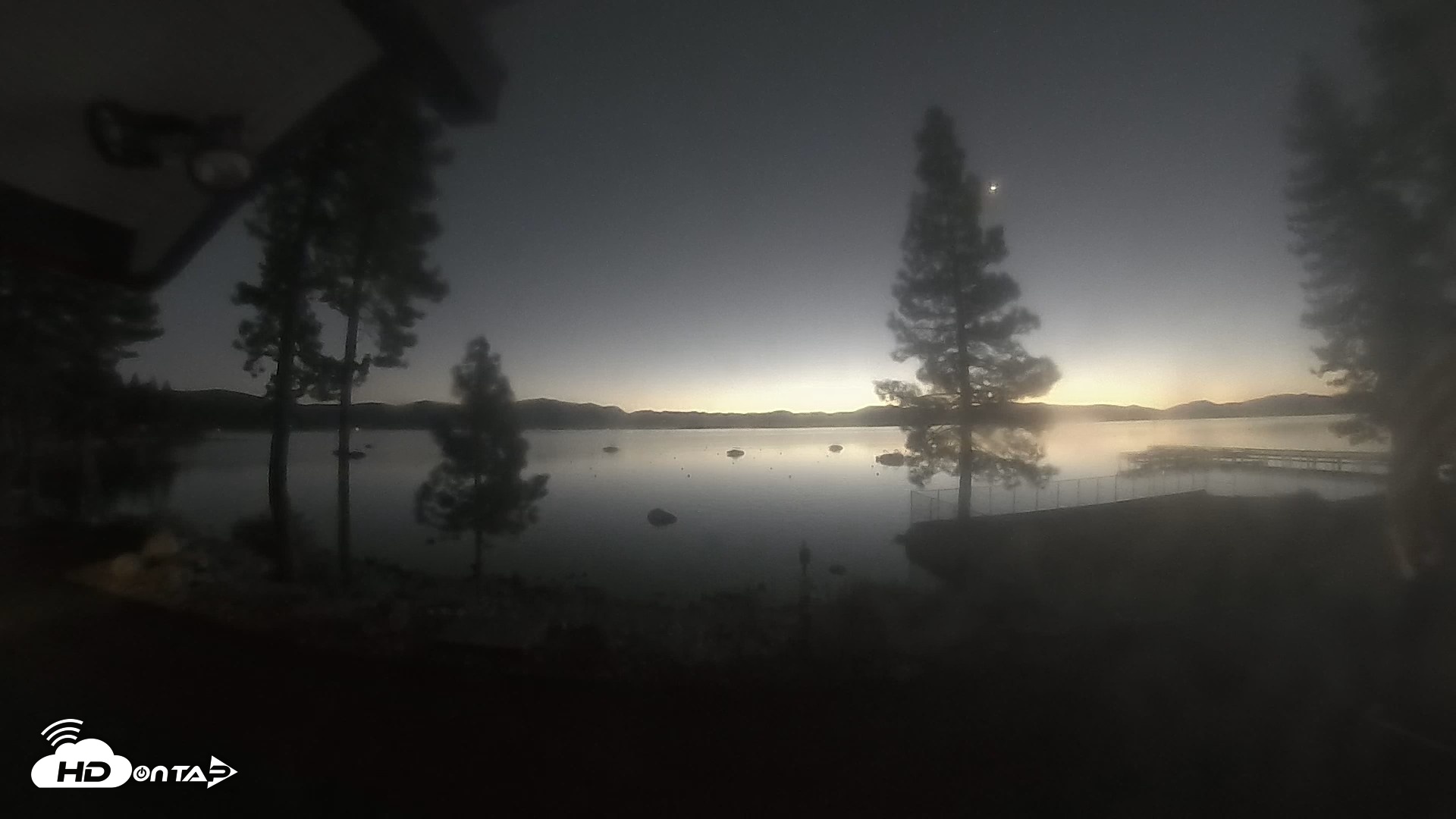 Snapshot of Carnelian Bay Lake Tahoe Live Webcam taken Oct 7, 2026, 6:29am PDT
