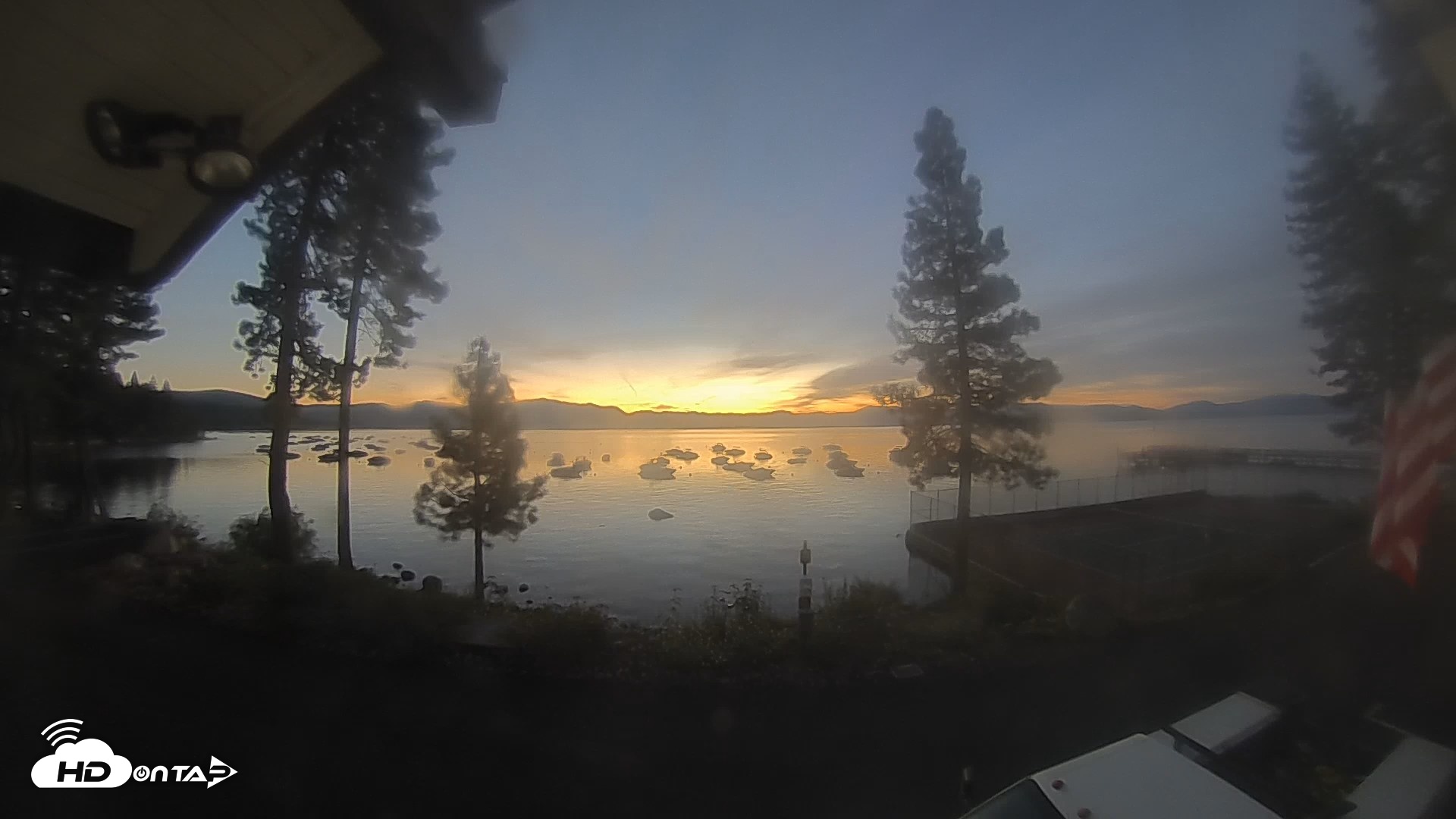 Snapshot of Carnelian Bay Lake Tahoe Live Webcam taken Aug 12, 2026, 5:49am PDT