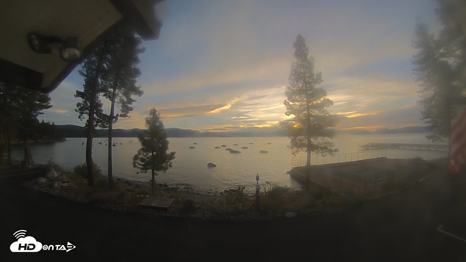 Snapshot of Carnelian Bay Lake Tahoe Live Webcam taken Sep 25, 2026, 7:05am PDT