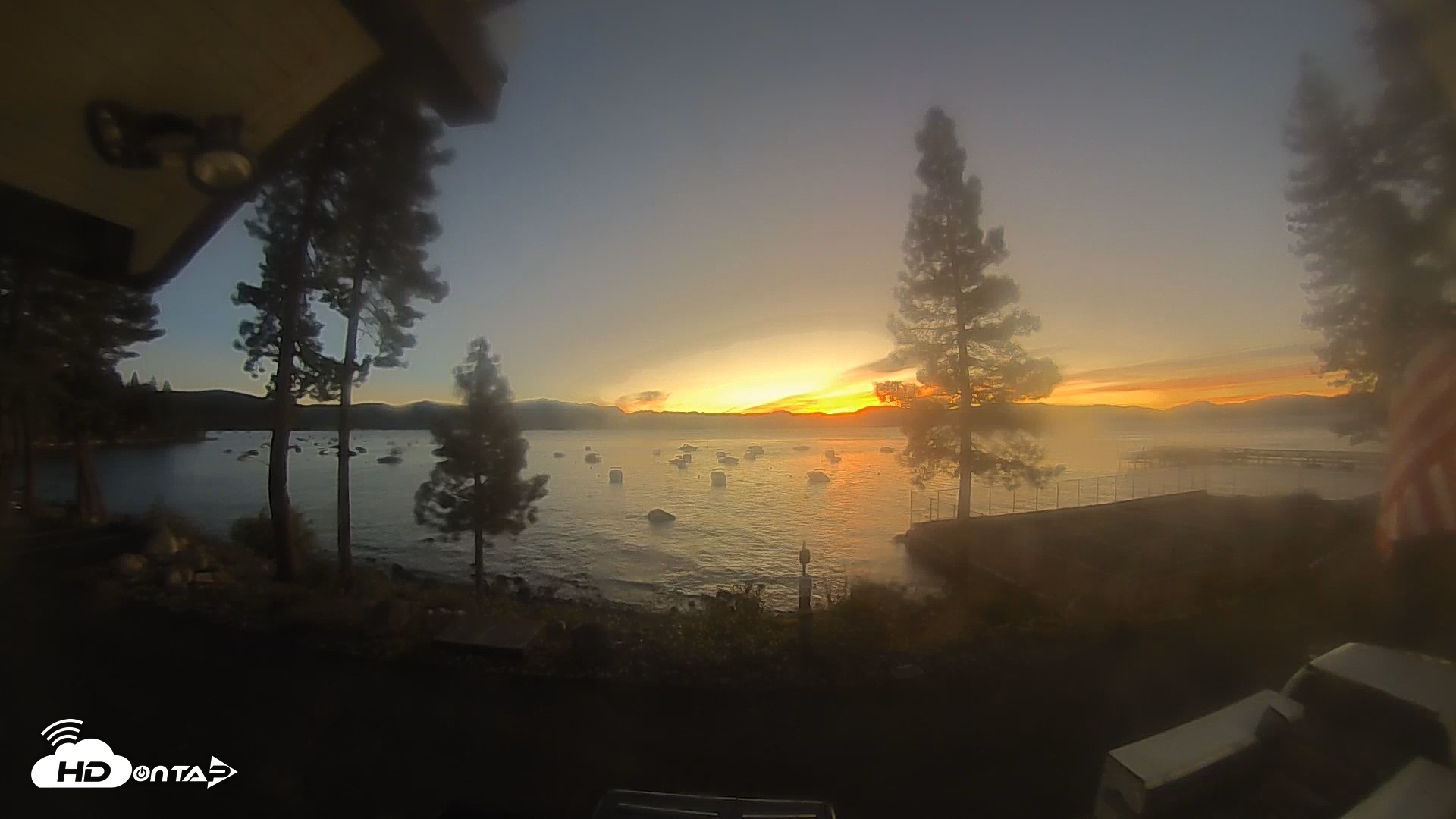 Snapshot of Carnelian Bay Lake Tahoe Live Webcam taken Sep 13, 2026, 6:22am PDT