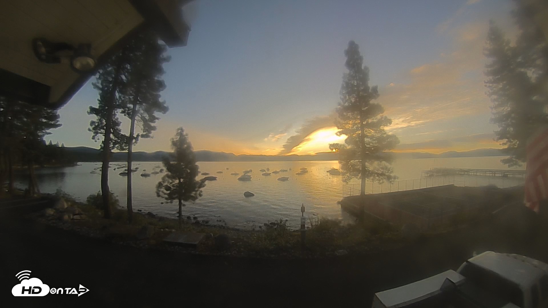 Snapshot of Carnelian Bay Lake Tahoe Live Webcam taken Sep 15, 2026, 6:55am PDT