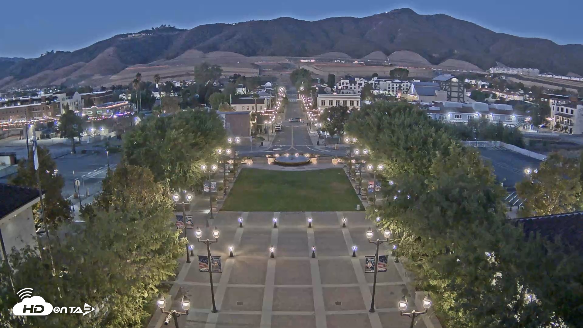 Snapshot of City of Temecula Town Square Live Webcam taken Oct 1, 2026, 6:20am PDT