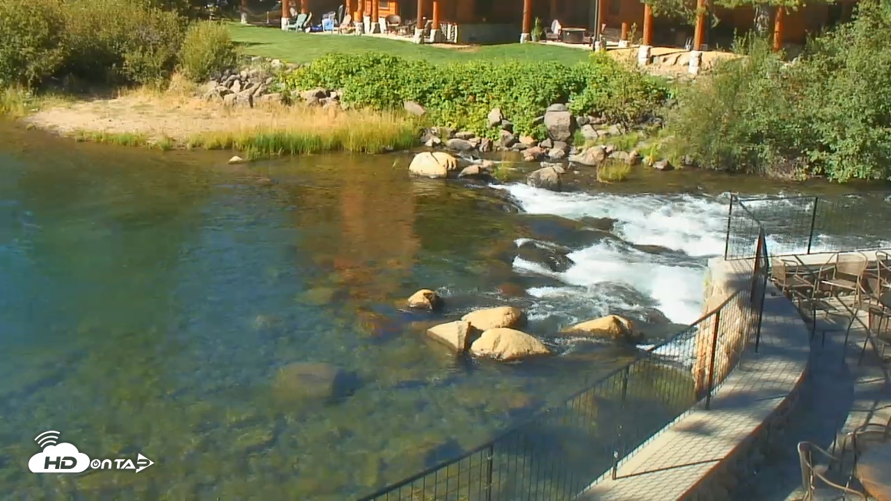 Snapshot of Tahoe City's River Ranch Lodge Live Cam taken Aug 16, 2026, 9:37am PDT