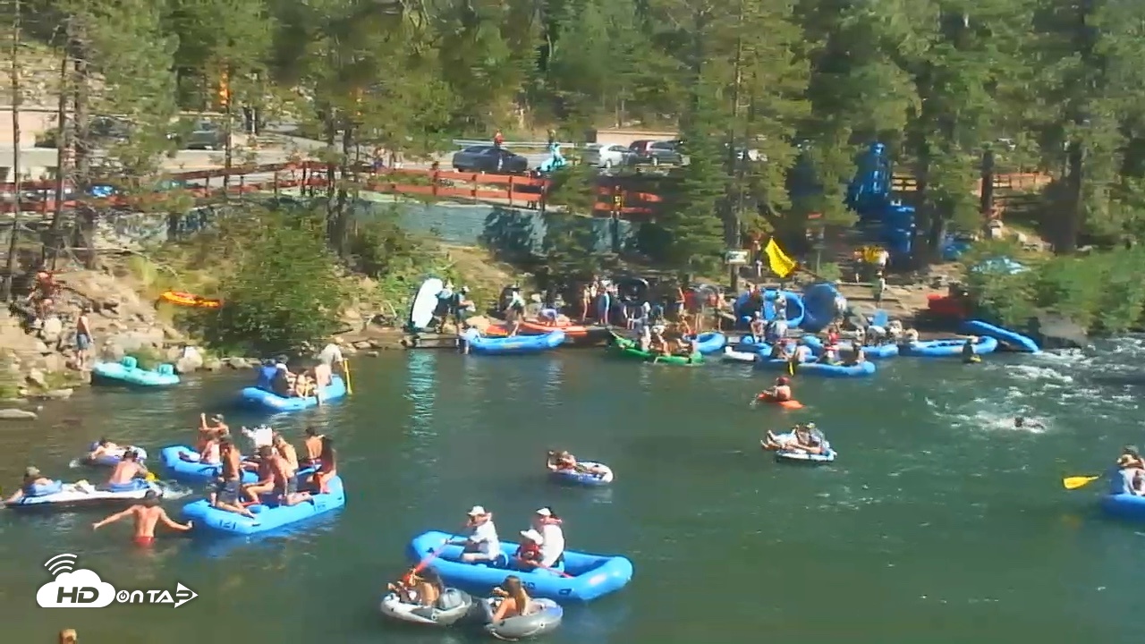 Snapshot of Tahoe City's River Ranch Lodge Live Cam taken Jul 25, 2026, 4:15pm PDT