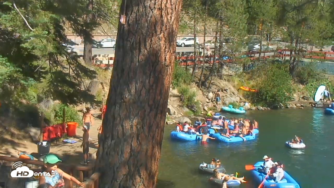 Snapshot of Tahoe City's River Ranch Lodge Live Cam taken Jul 25, 2026, 4:15pm PDT