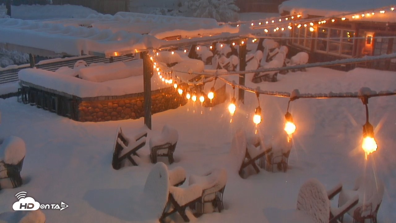 Snapshot of Tahoe City's River Ranch Lodge Live Cam taken Apr 12, 2026, 7:42pm PDT