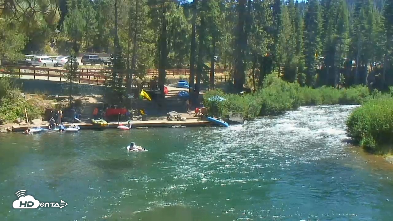 Snapshot of Tahoe City's River Ranch Lodge Live Cam taken Jul 29, 2026, 1:54pm PDT