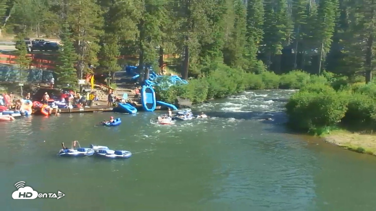 Snapshot of Tahoe City's River Ranch Lodge Live Cam taken Jul 3, 2026, 4:44pm PDT