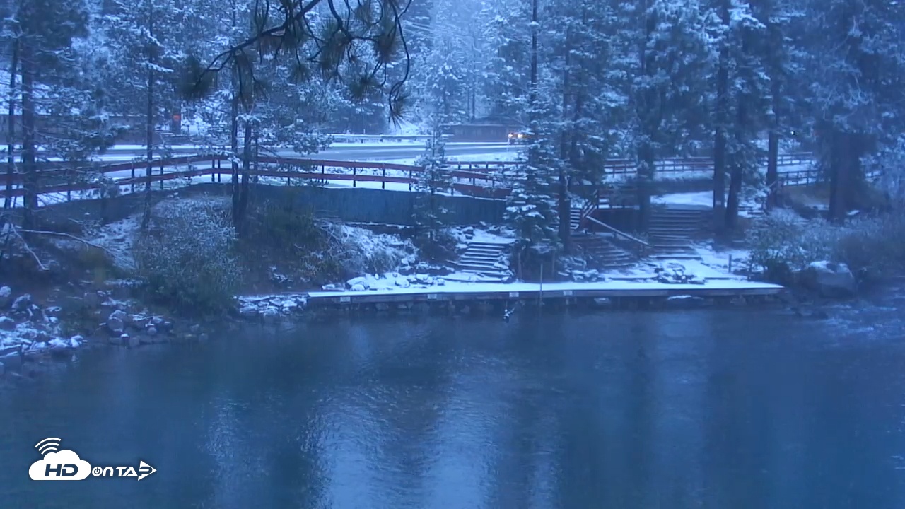 Snapshot of Tahoe City's River Ranch Lodge Live Cam taken Oct 15, 2025, 7:15am PDT
