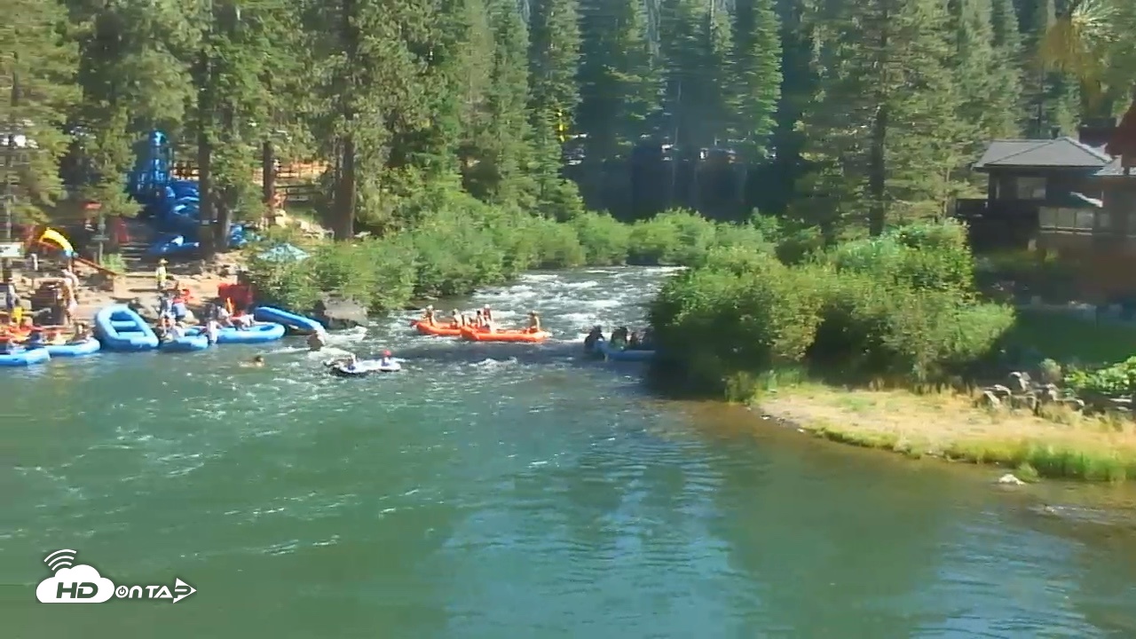 Snapshot of Tahoe City's River Ranch Lodge Live Cam taken Jul 25, 2026, 4:16pm PDT