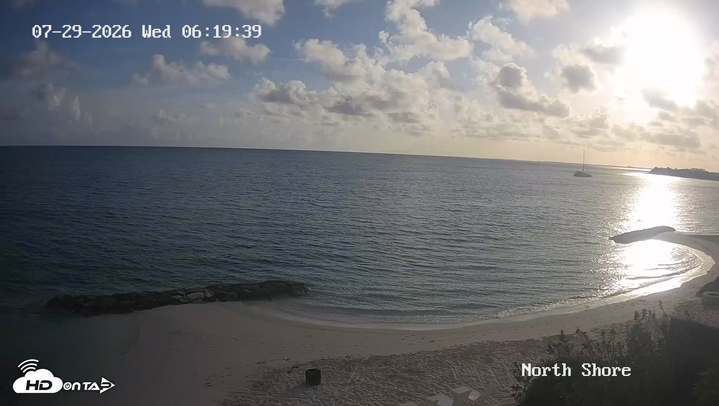 Snapshot of Turks & Caicos North Shore Live Webcam taken Jul 29, 2026, 7:20am EDT