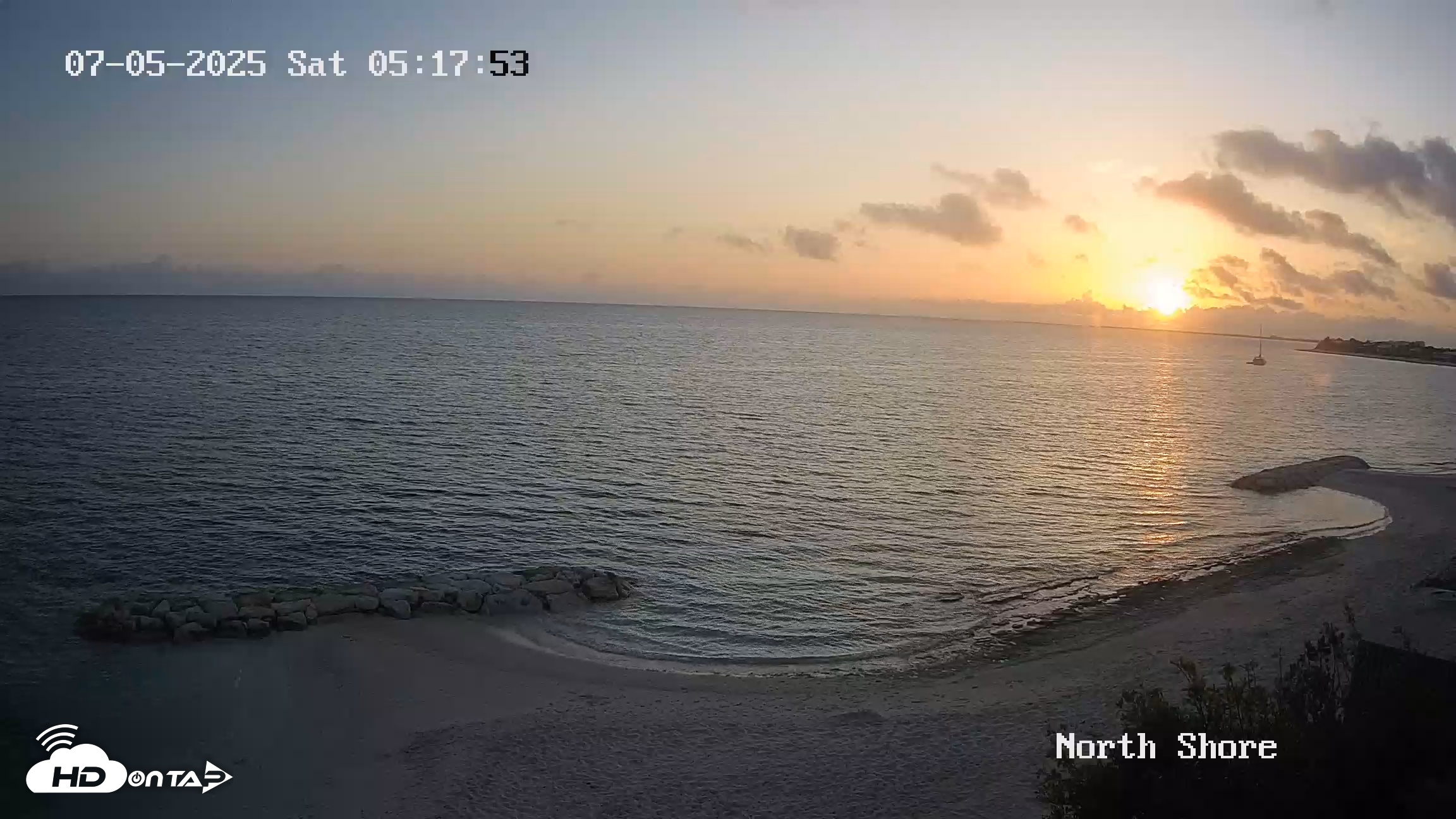 Snapshot of Turks & Caicos North Shore Live Webcam taken Jul 5, 2025, 6:18am EDT